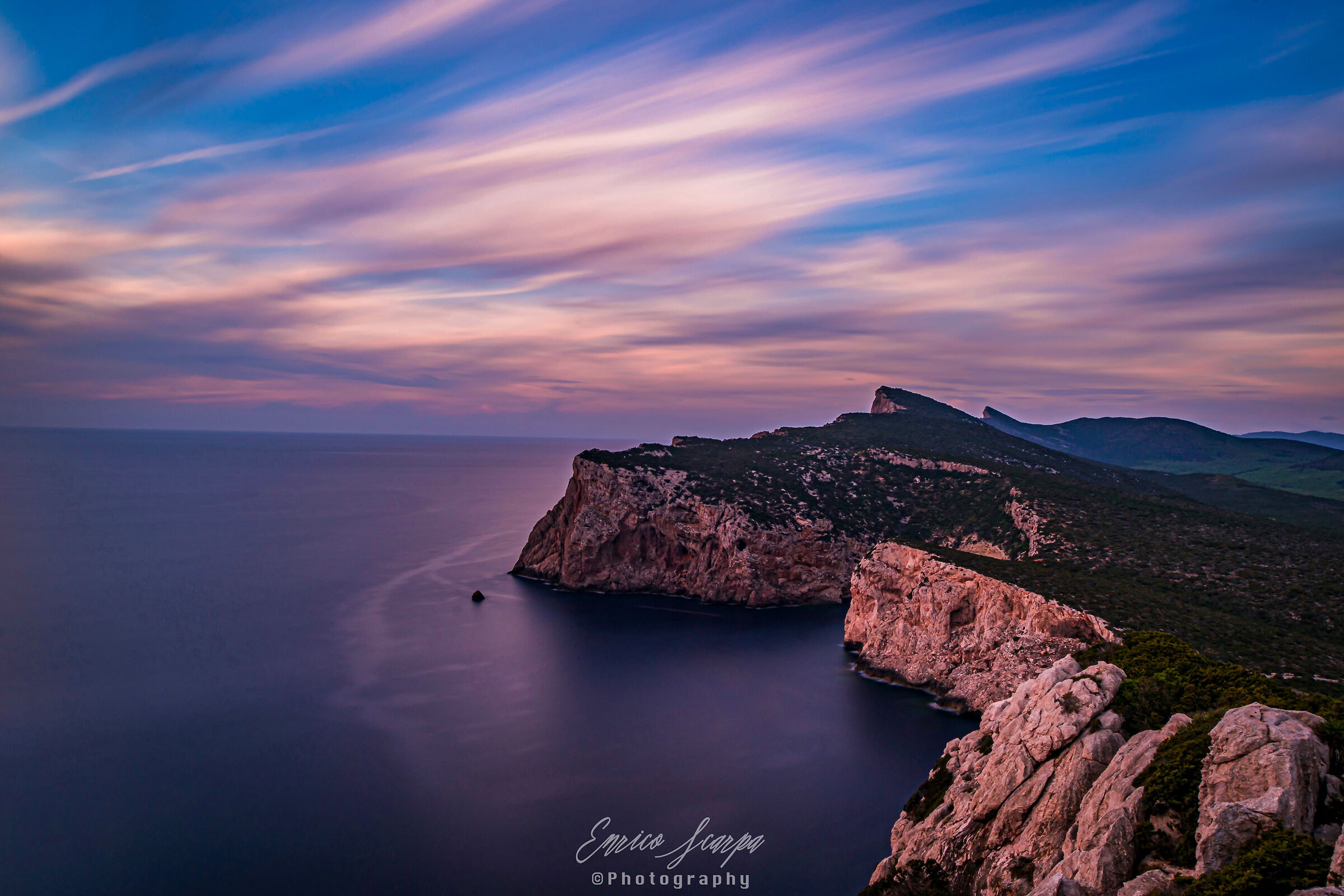 Sunset at Capo Caccia