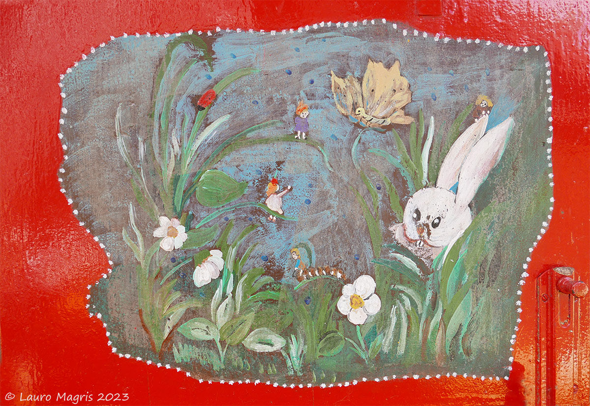 Caterpillars, butterflies, ladybugs, rabbits and fairies in ...