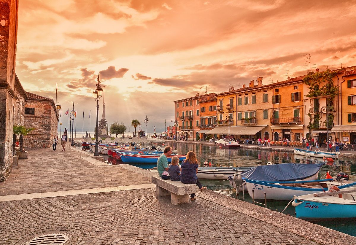 Lazise at Sunset
