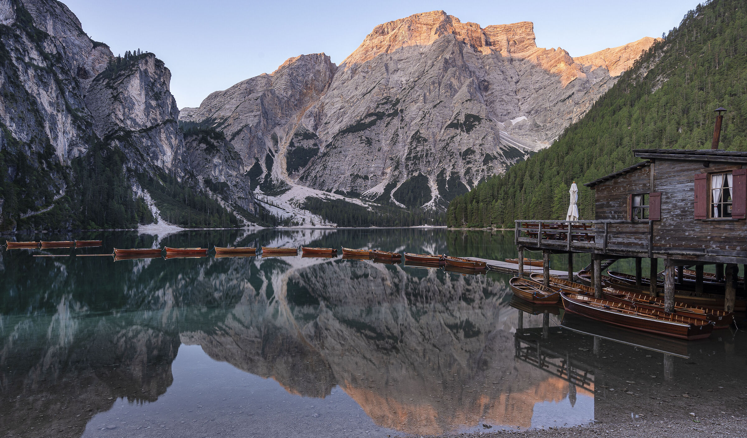 Braies and his reflections
