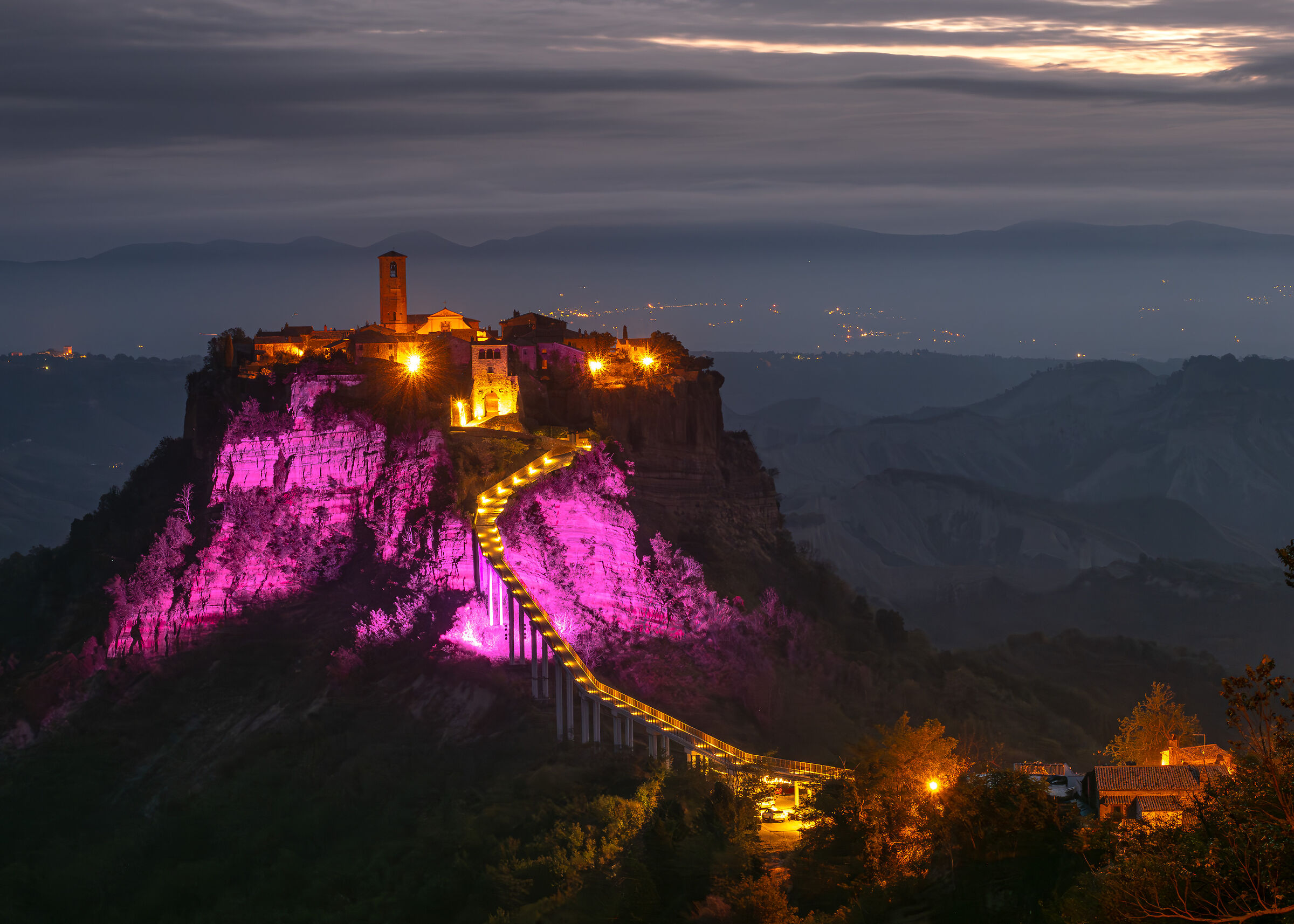 Pink October in Civita