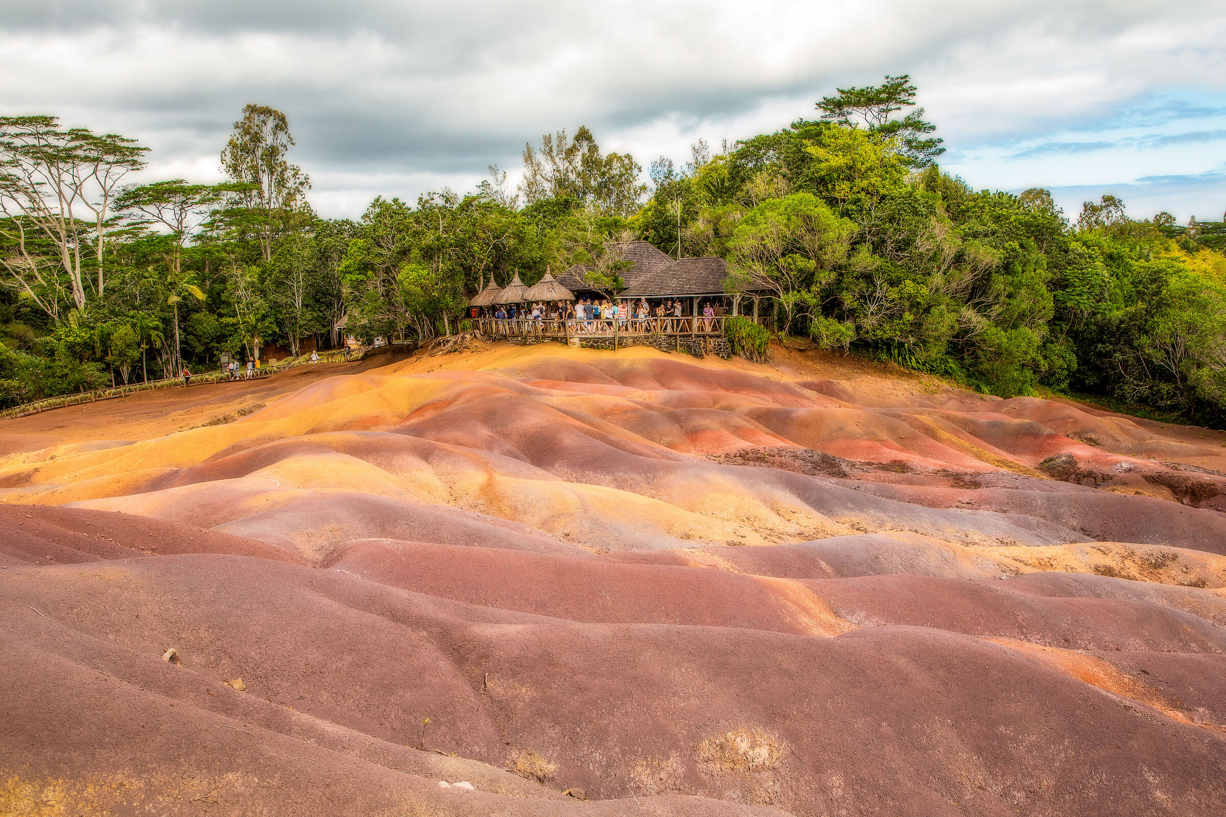Seven Coloured Earths, Charamel, Mauritius.