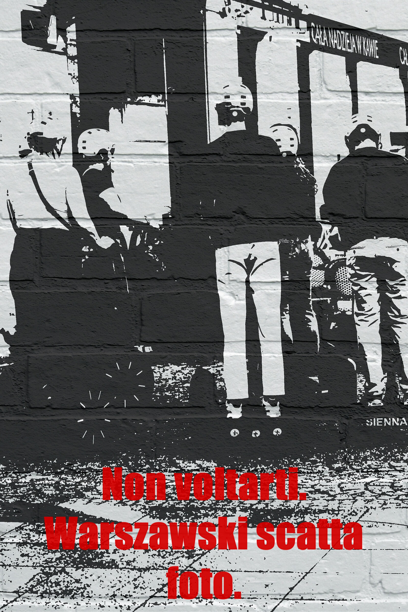 murale simile a Banksy ;-)