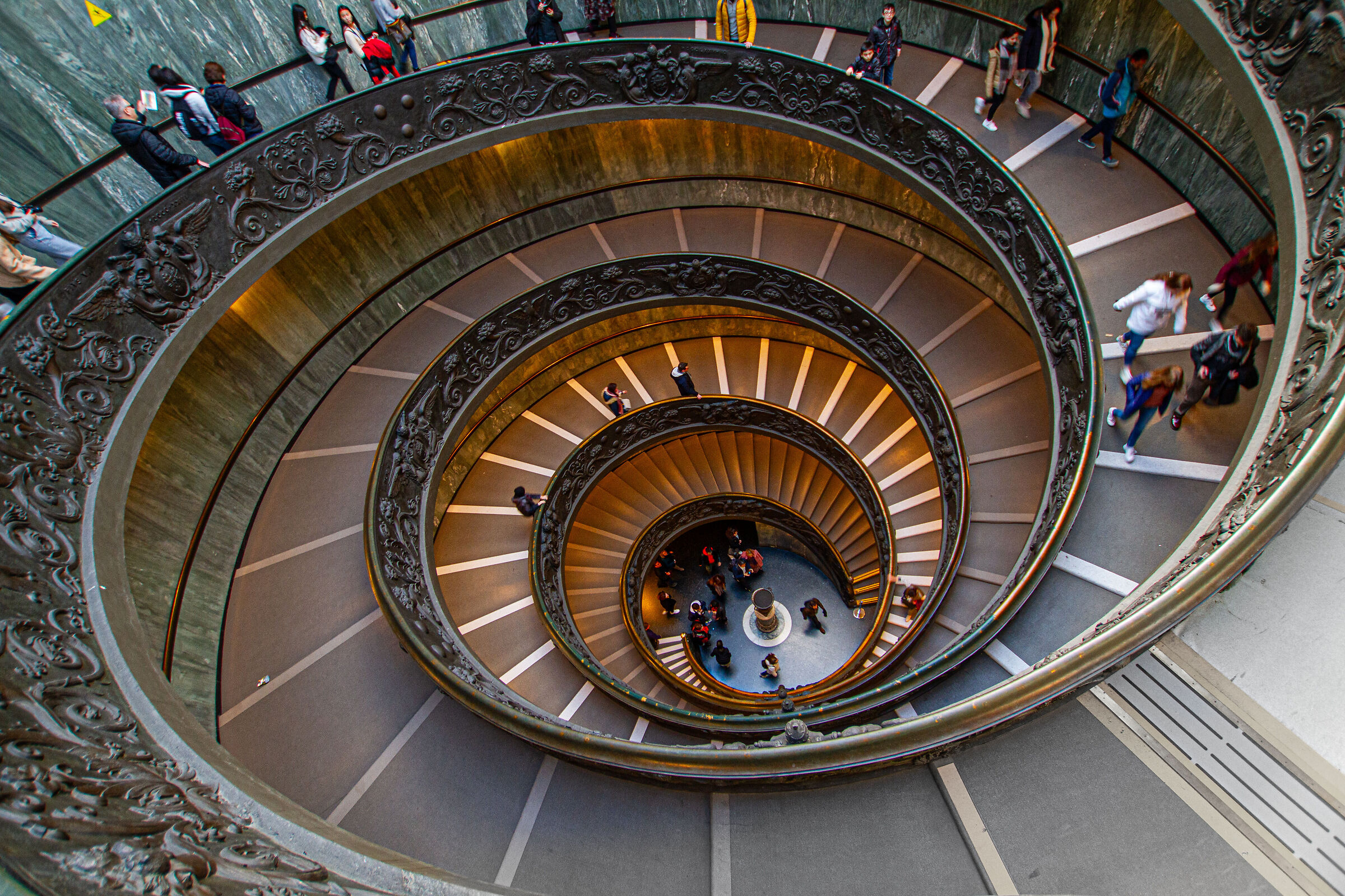 On the way to the Vatican Museums