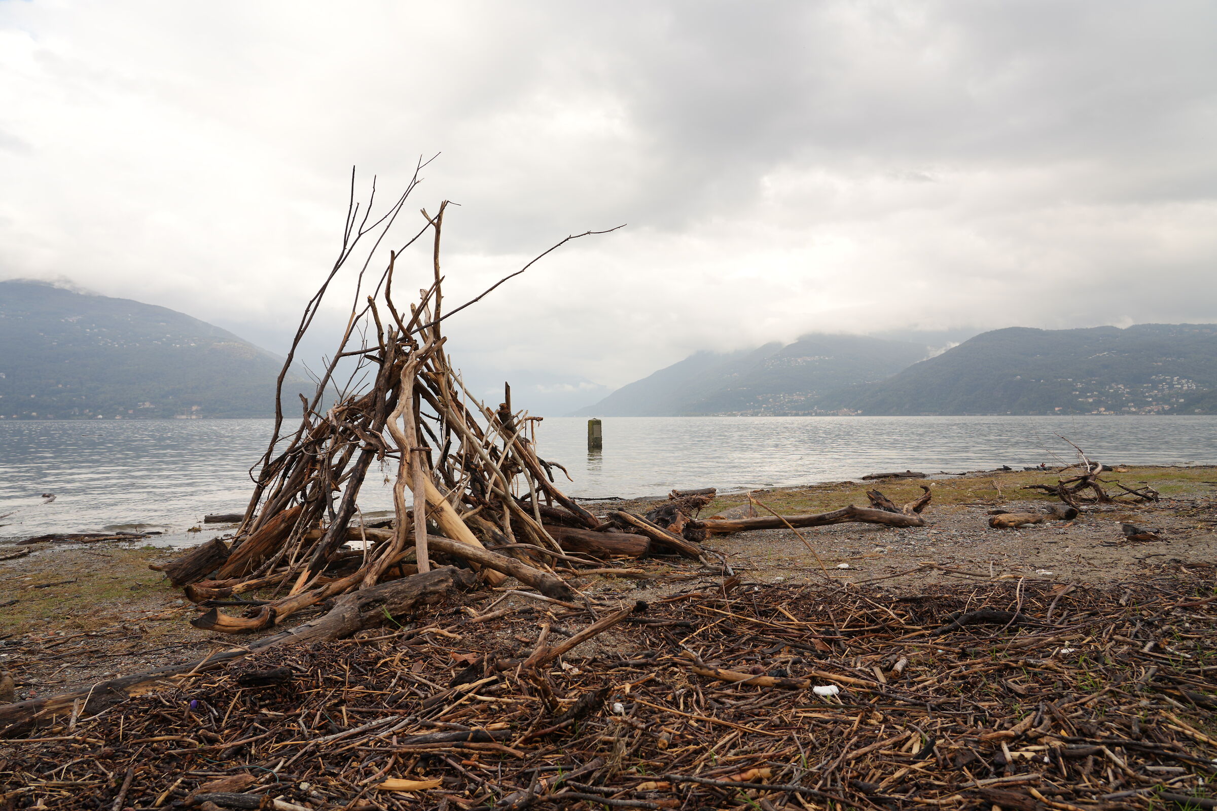 Tipi on the lake