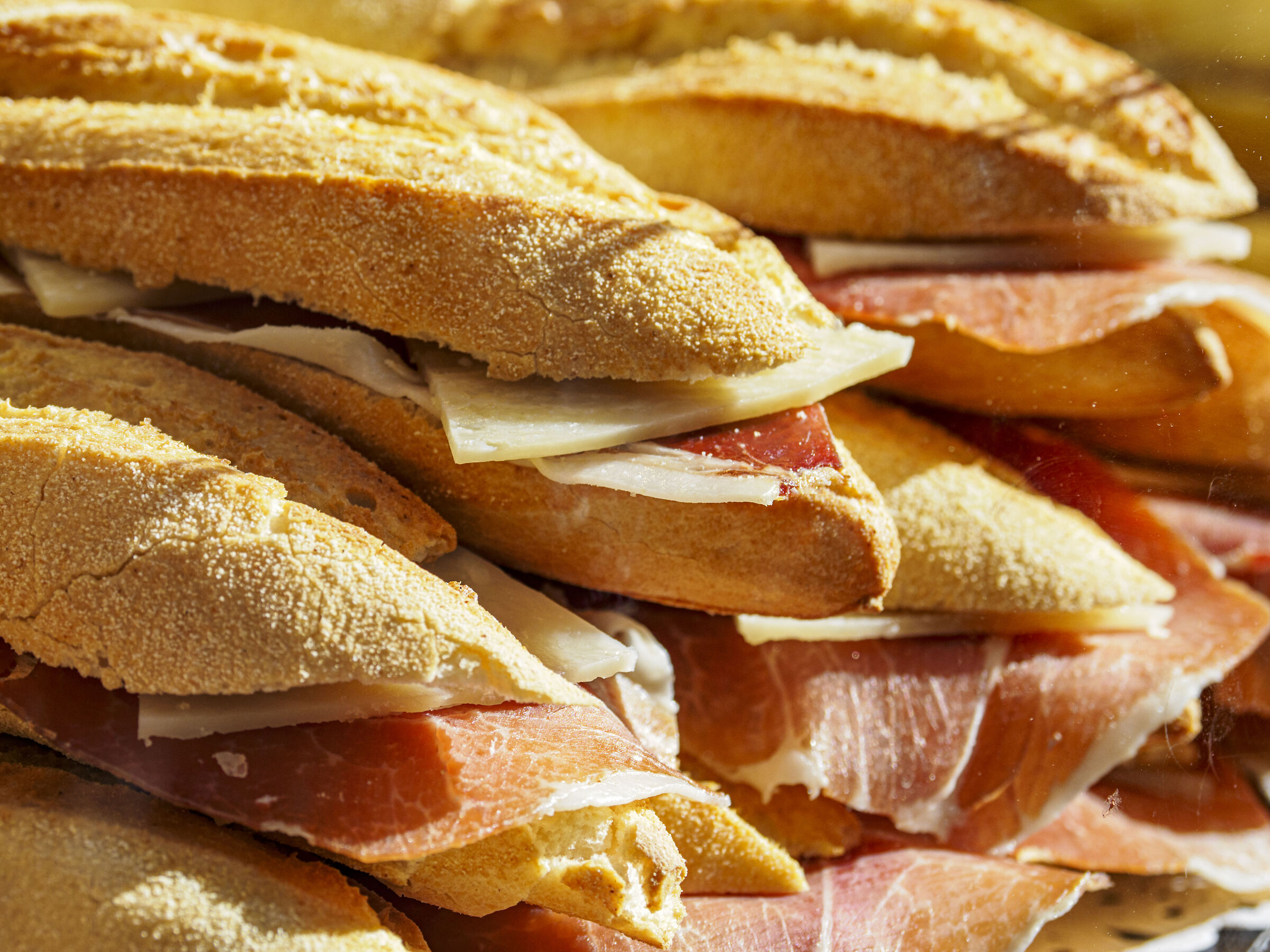 Bocadillo with Iberian ham