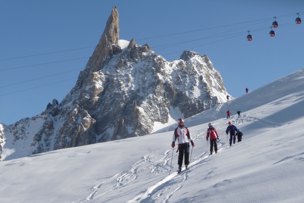 vallée blanche con dente del gigante