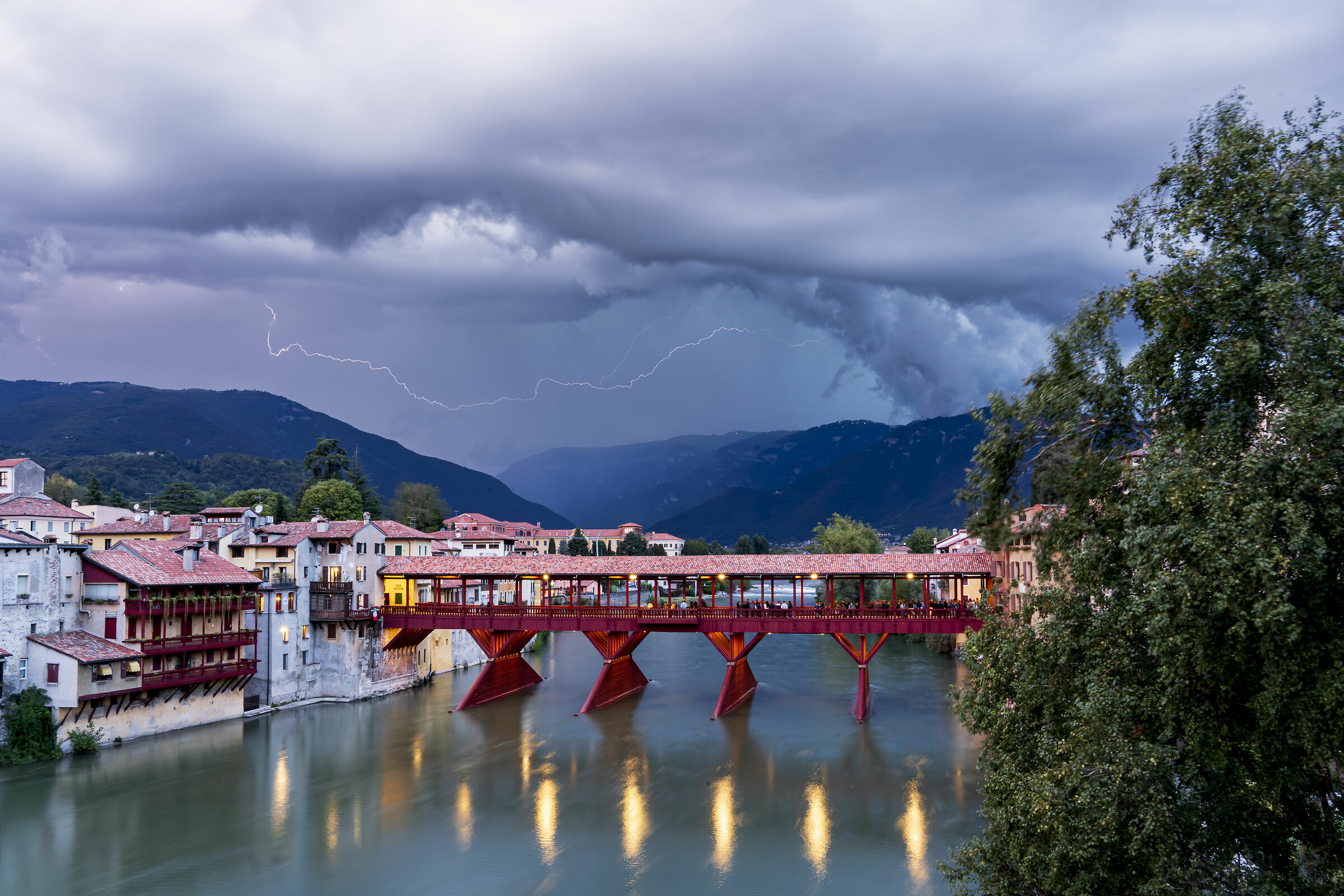 Temporale a Bassano
