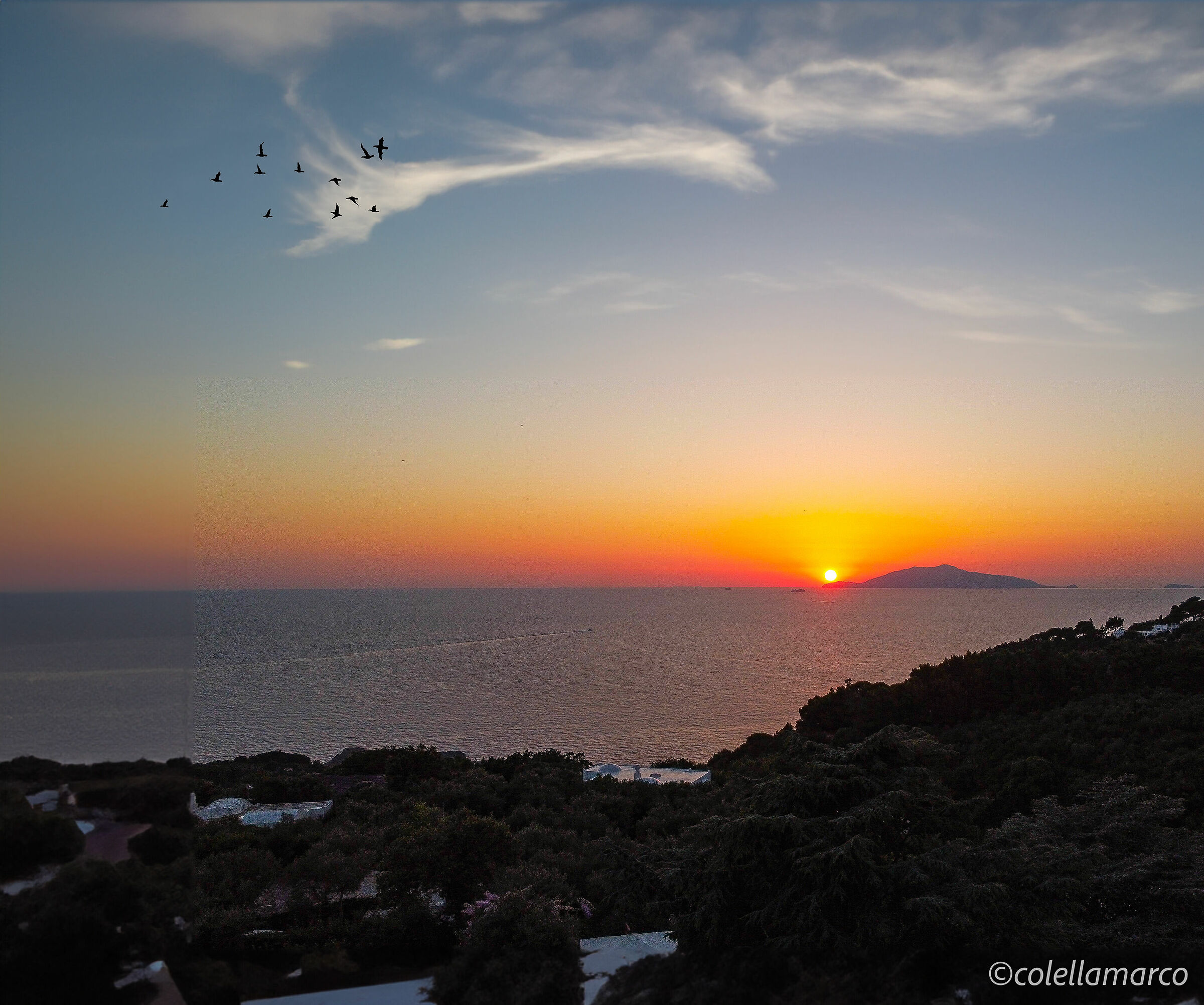 Anacapri at sunset
