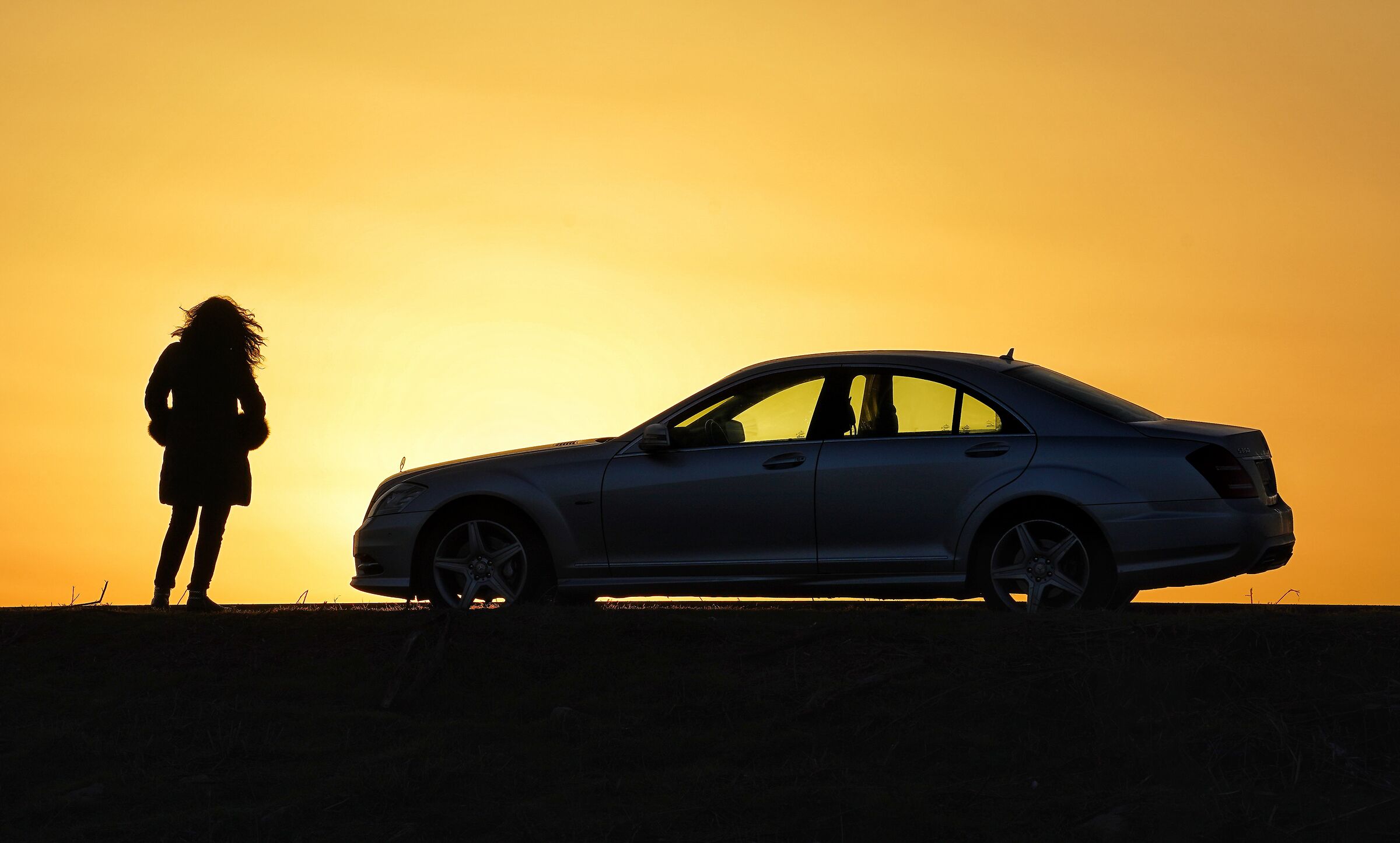 ... At sunset...