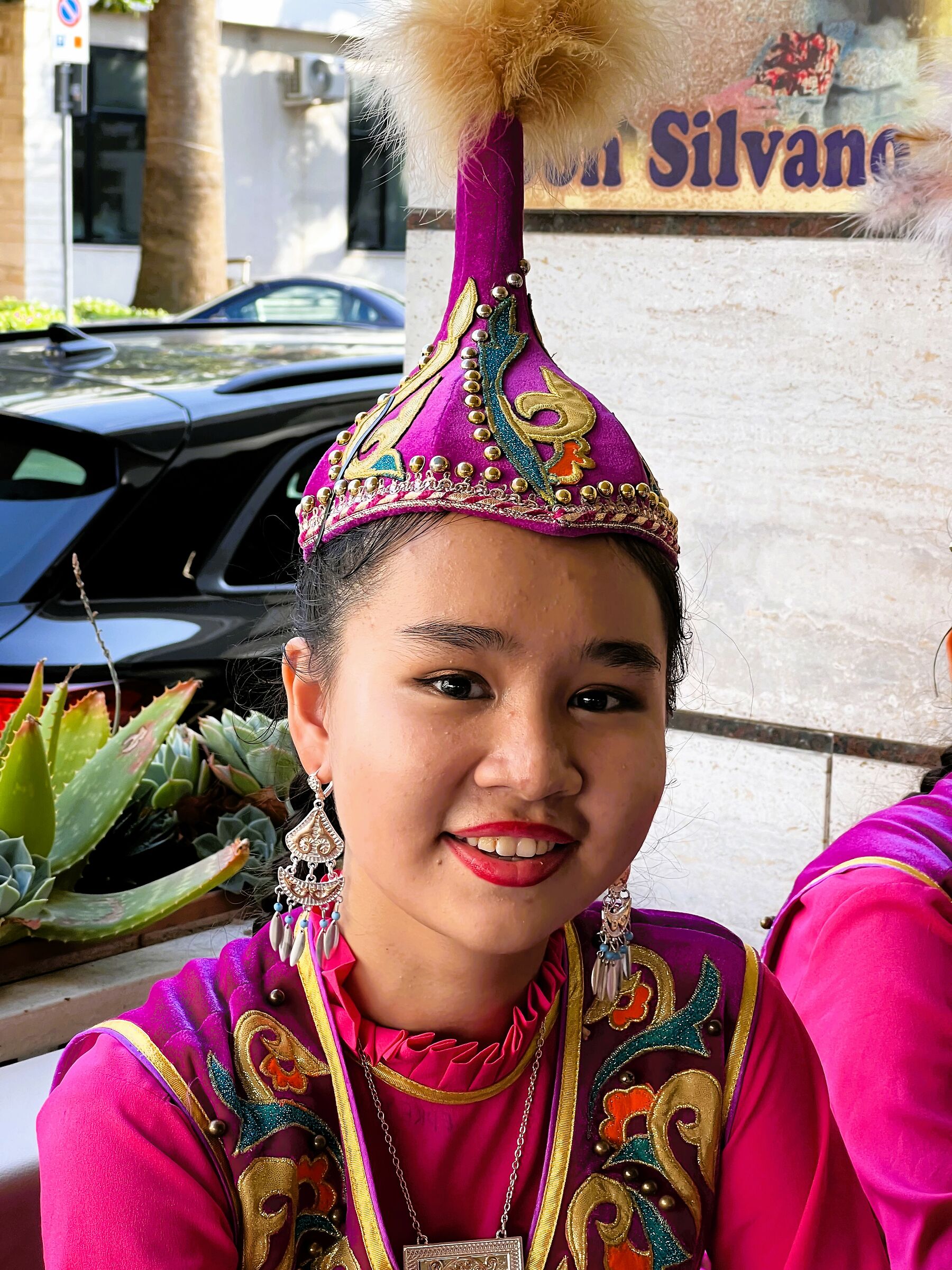 Ragazza dell'Uzebekistan.