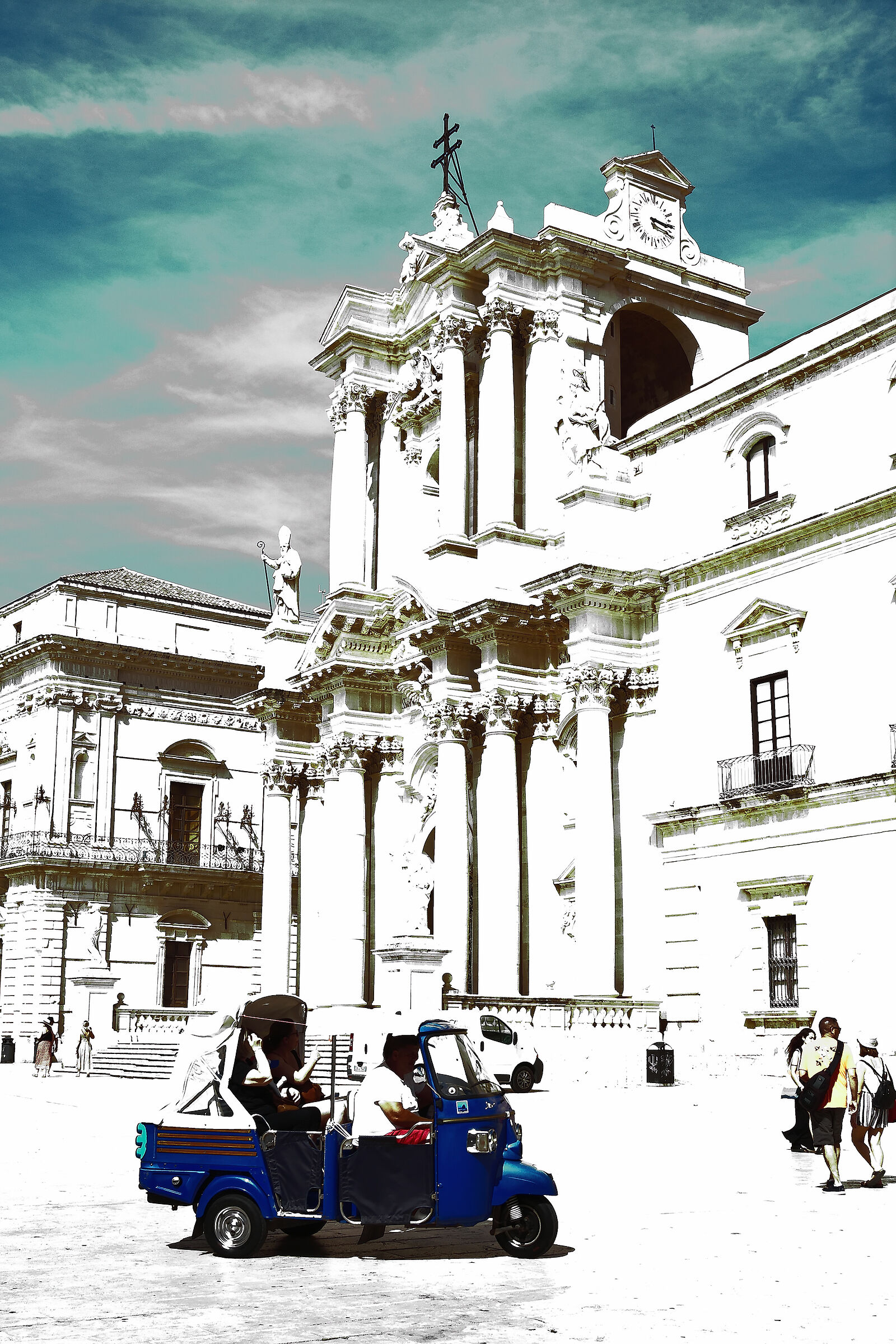 Ortigia il Duomo in High-key