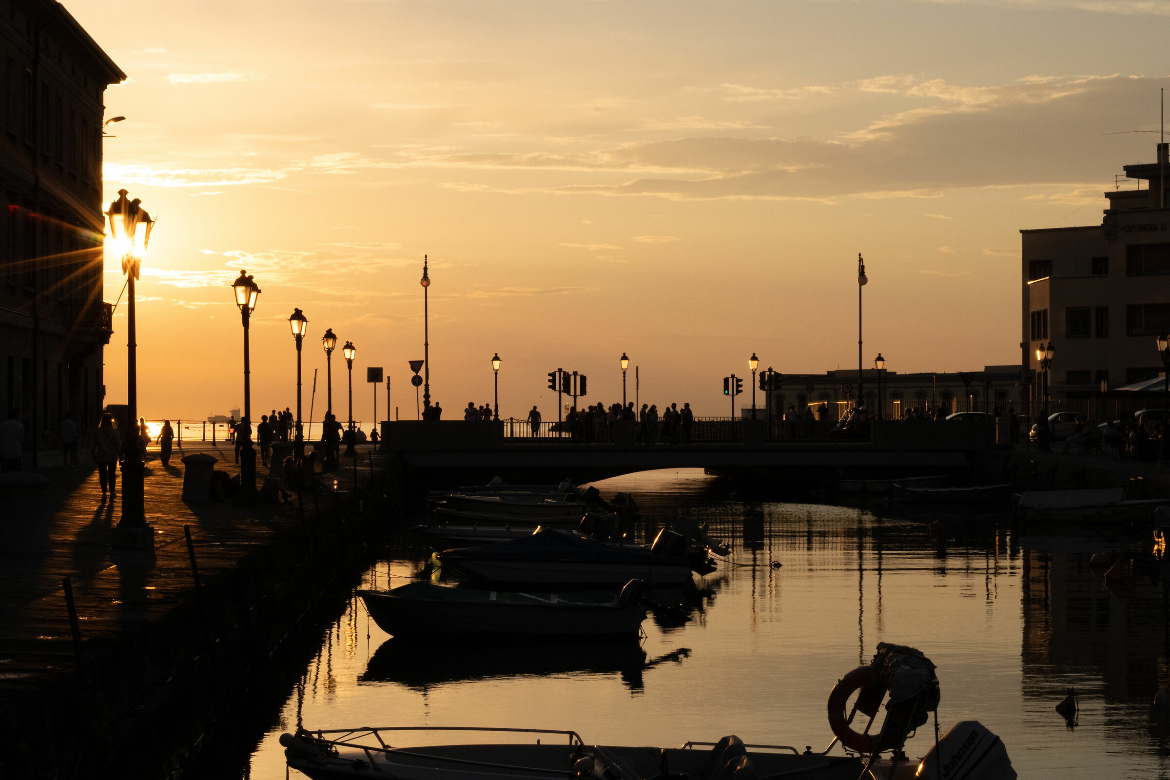Tramonto su Ponte Rosso (landscape)