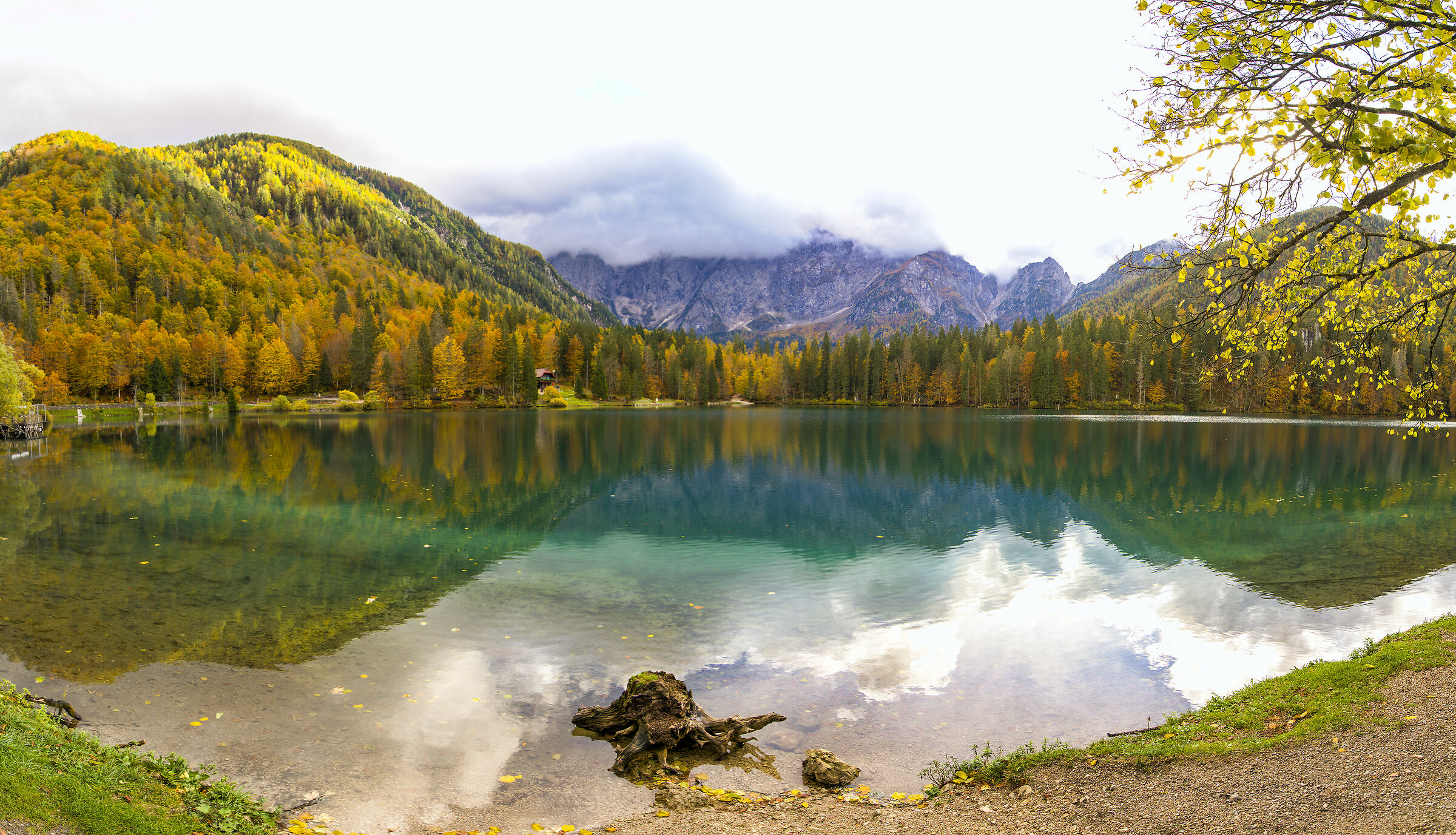 Autunno al lago di Fusine