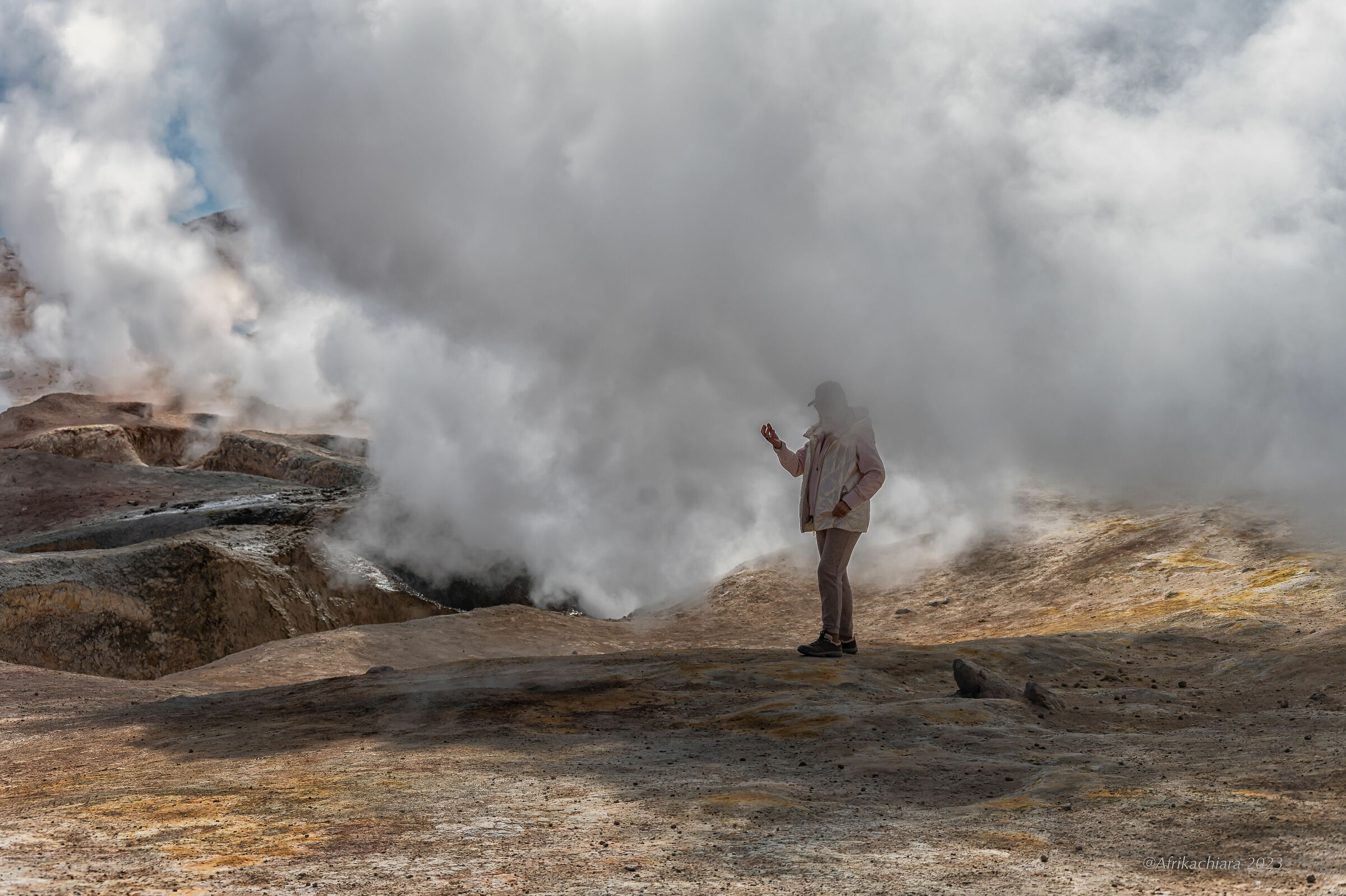 The head in the clouds of... sulphur!!!