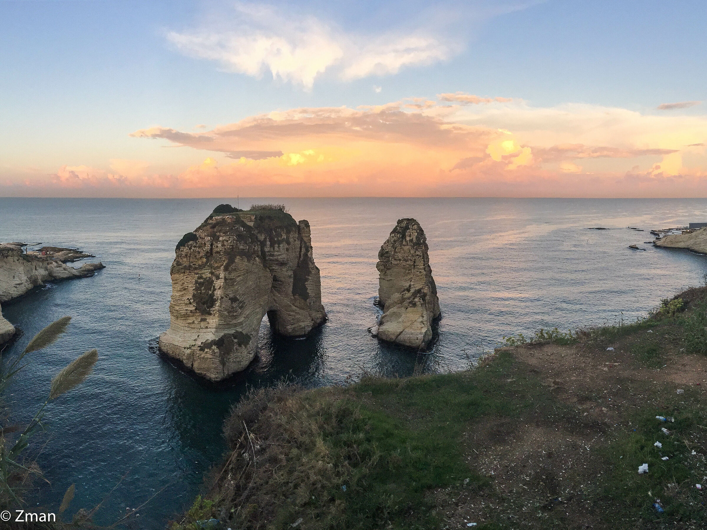 Al Raouche at Sunrise