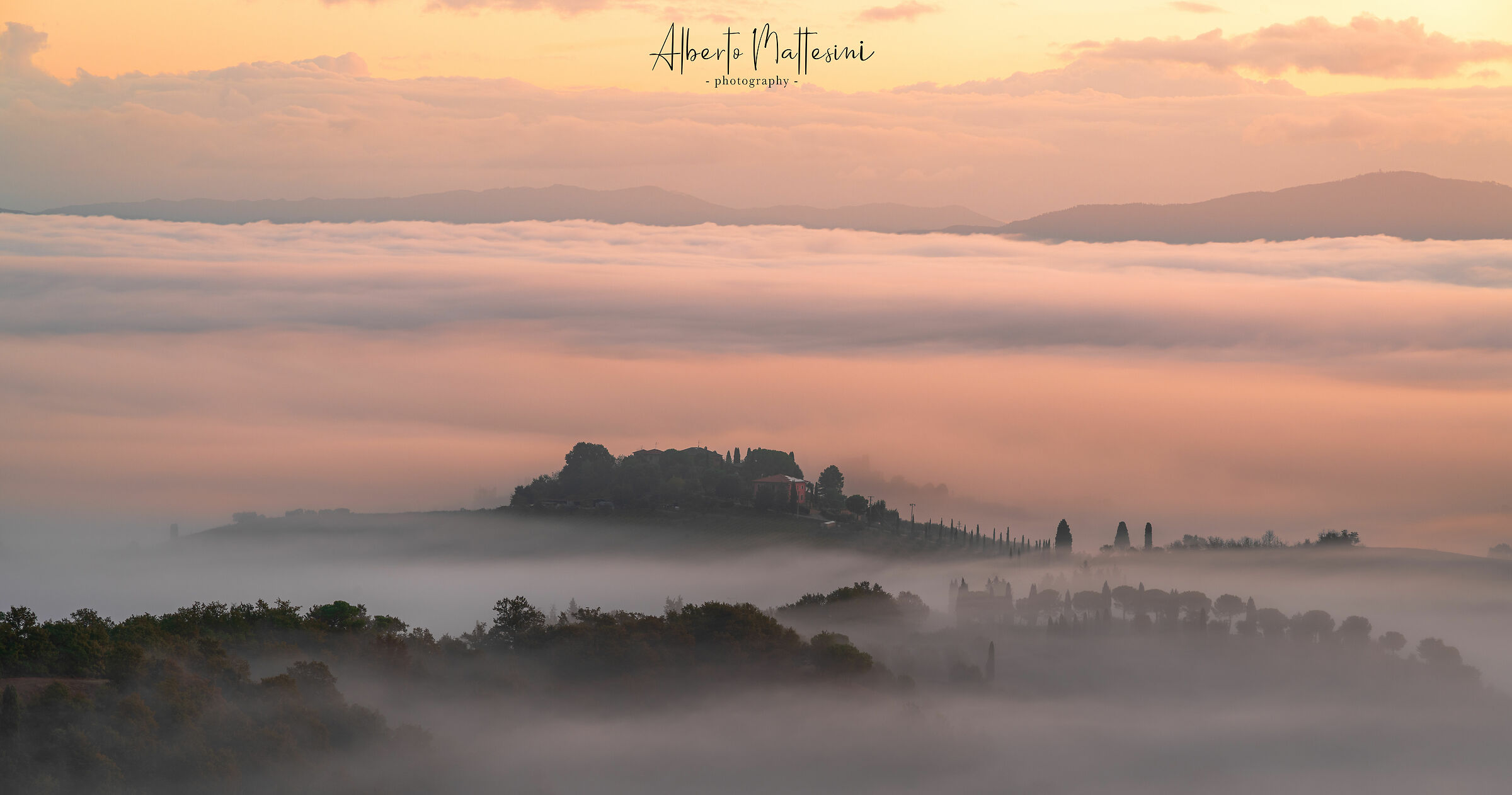 Sunrise in Val d'Orcio