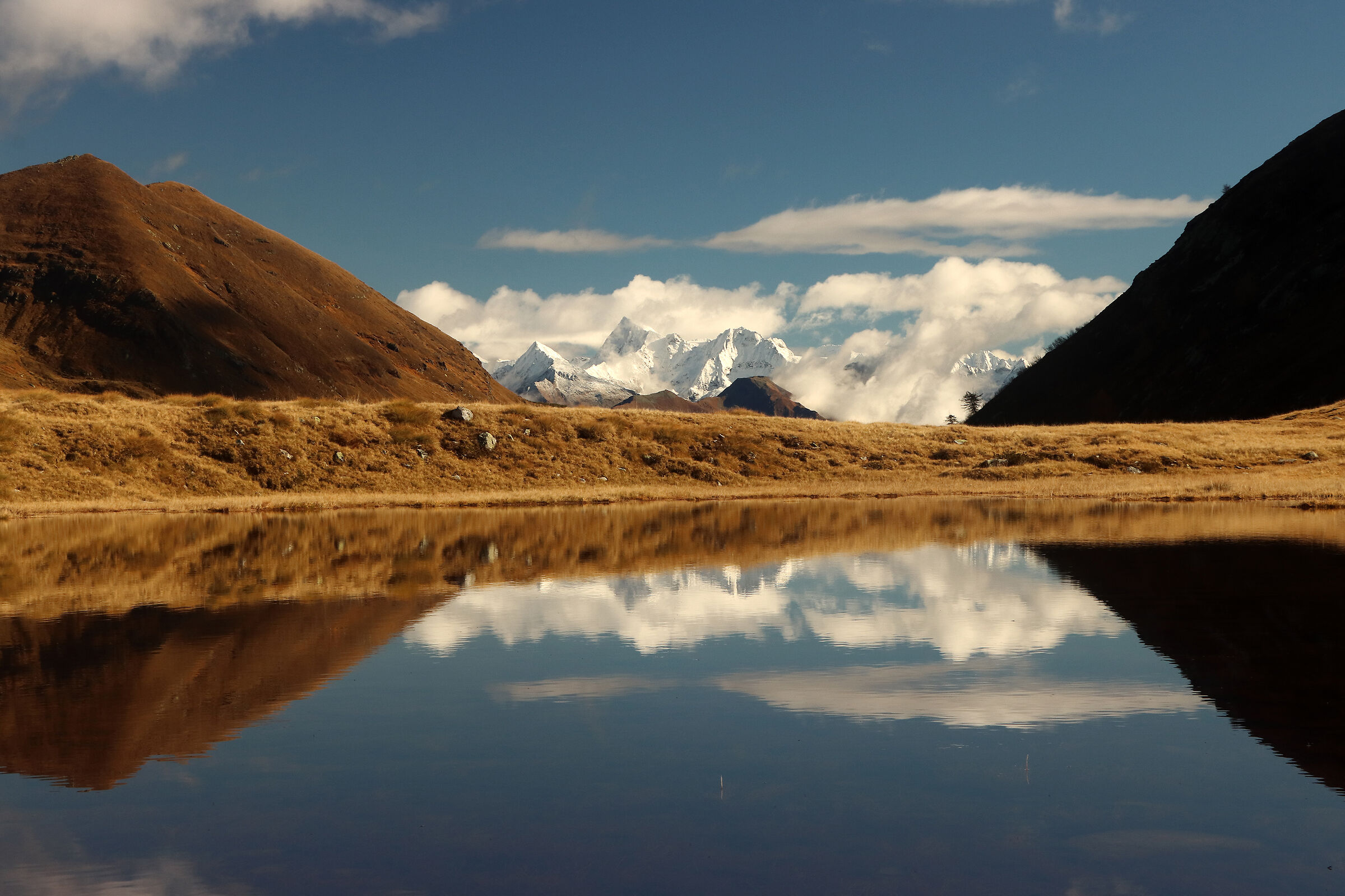 finally the snow on the Adamello