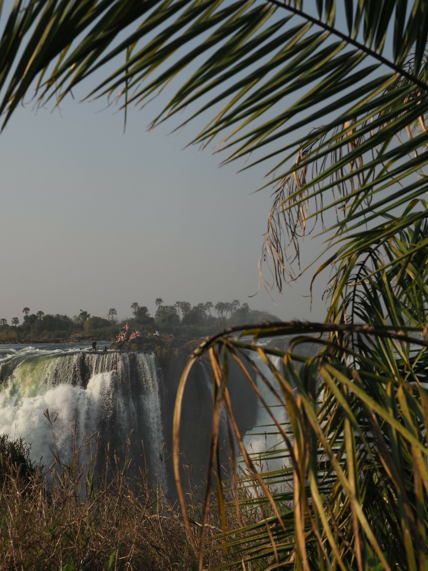 A dip in Victoria Falls