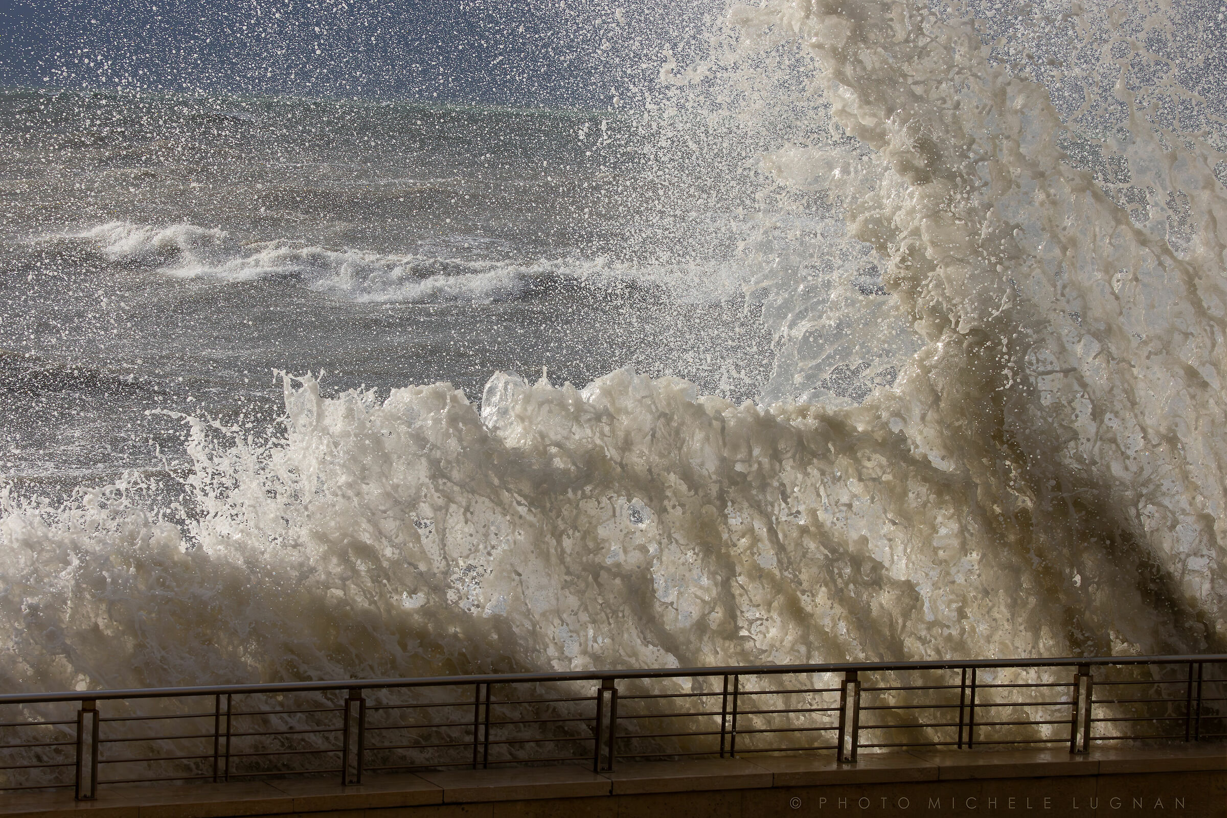 Storm surge in Grado