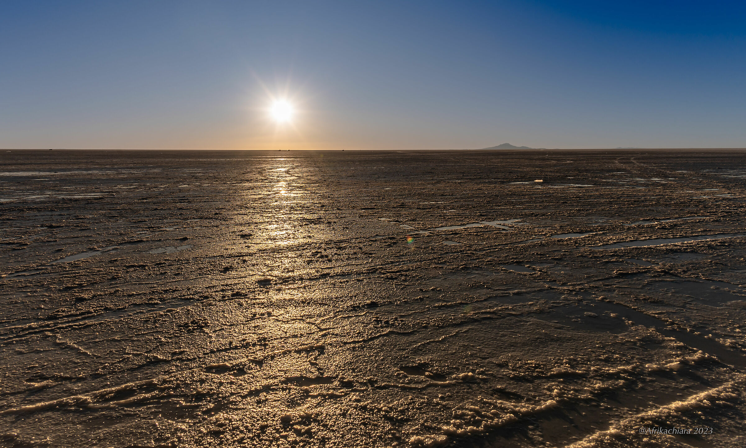 The Golden Salar from the Sunset