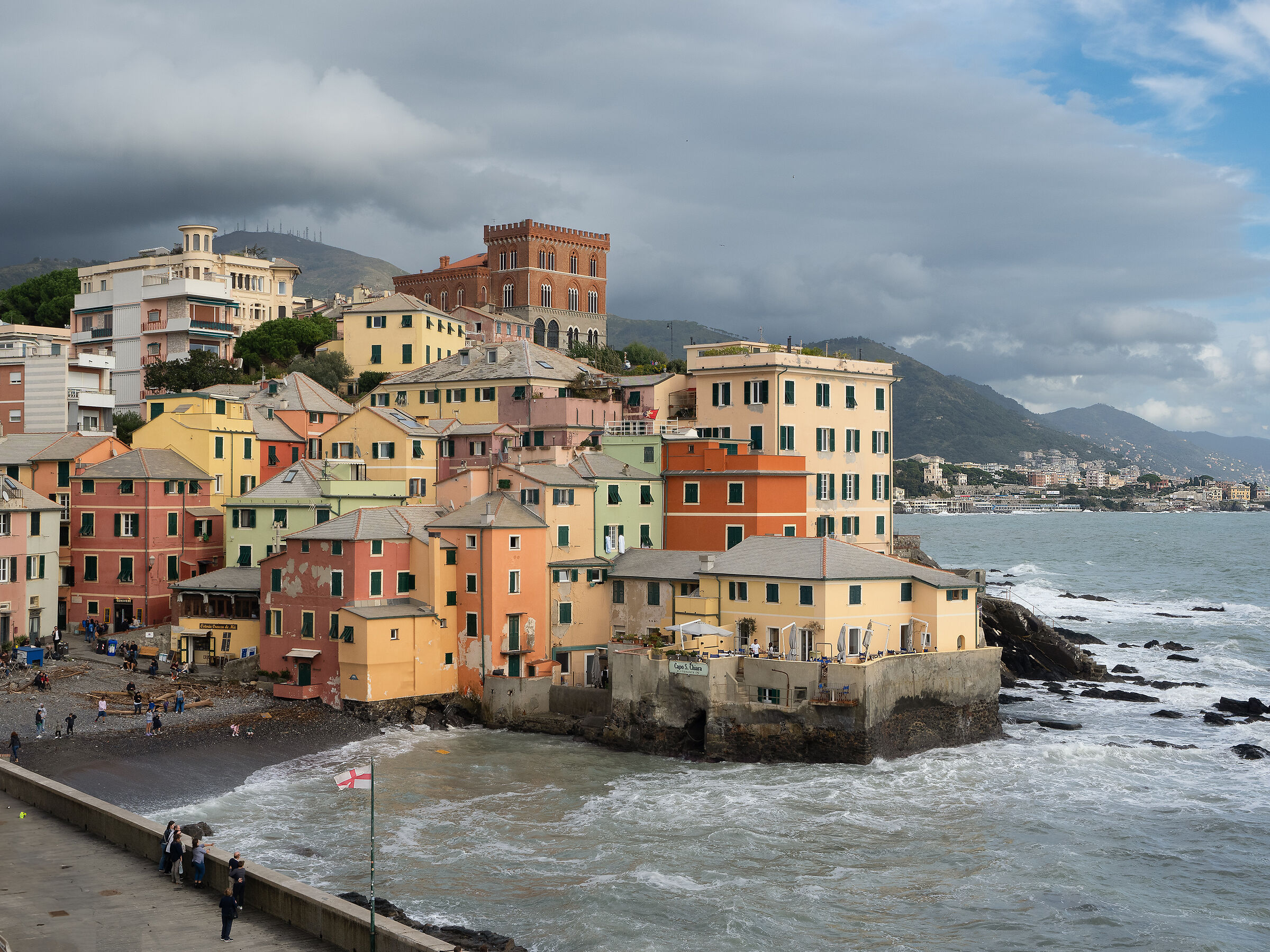 Genoa - Boccadasse in autumn dress