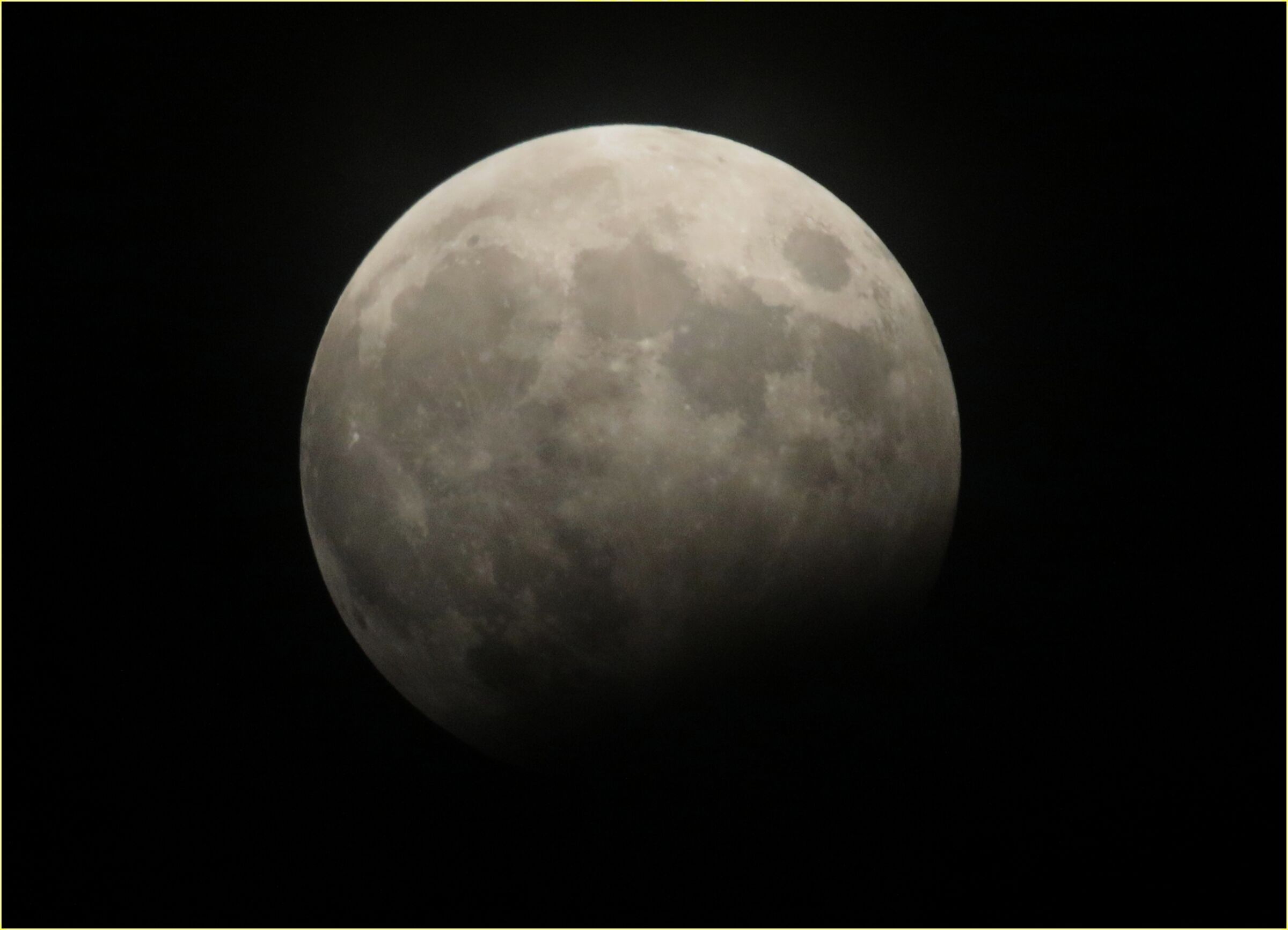 '' 10.15 a.m. '' partial eclipse of the Moon,
