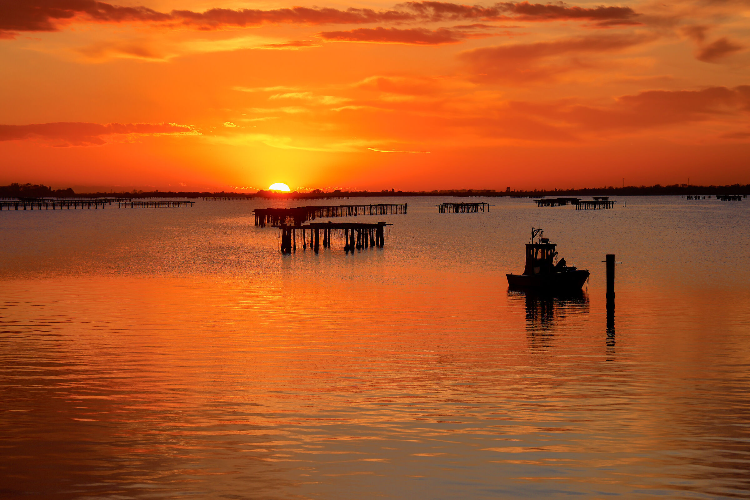 Tramonto Sacca di Scardovari