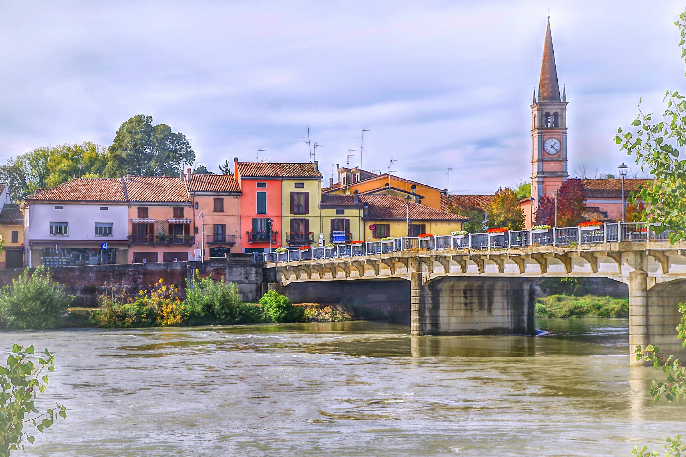 The Adda River in Pizzighettone