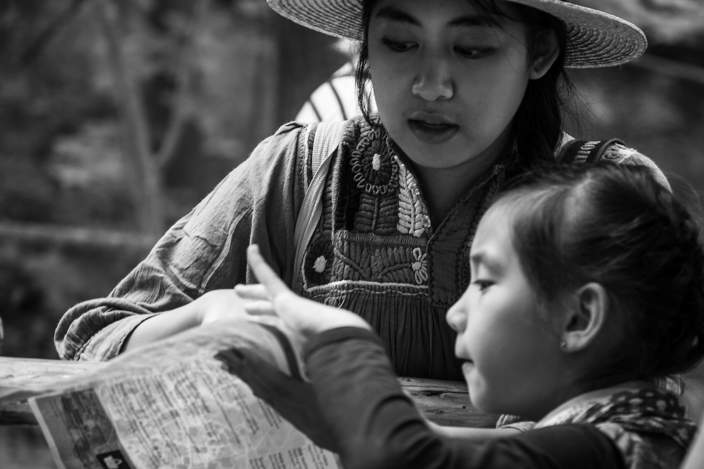 Mom with little girl