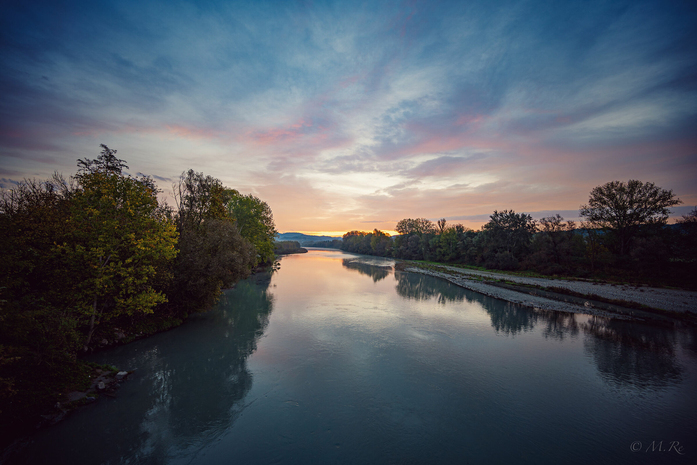 Il Po a Settimo Torinese