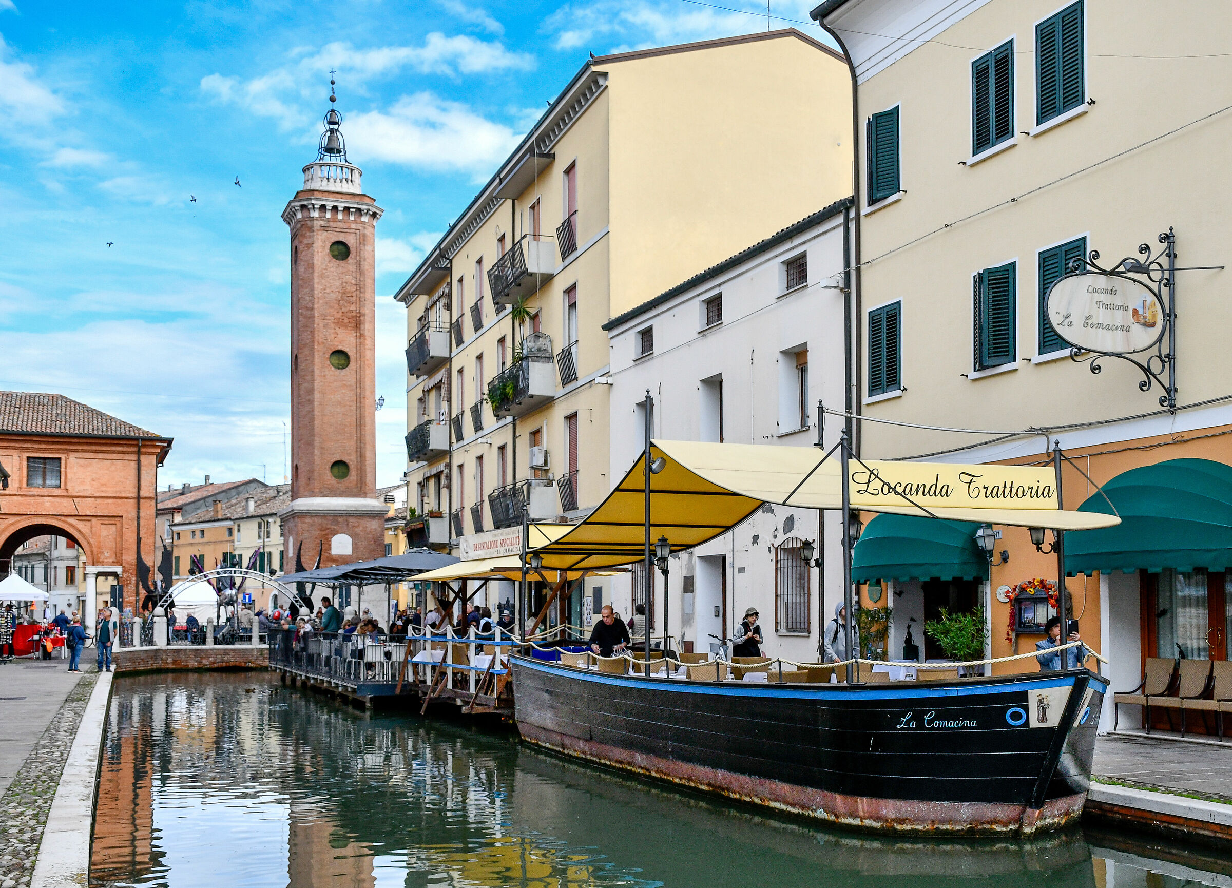 View from the canal