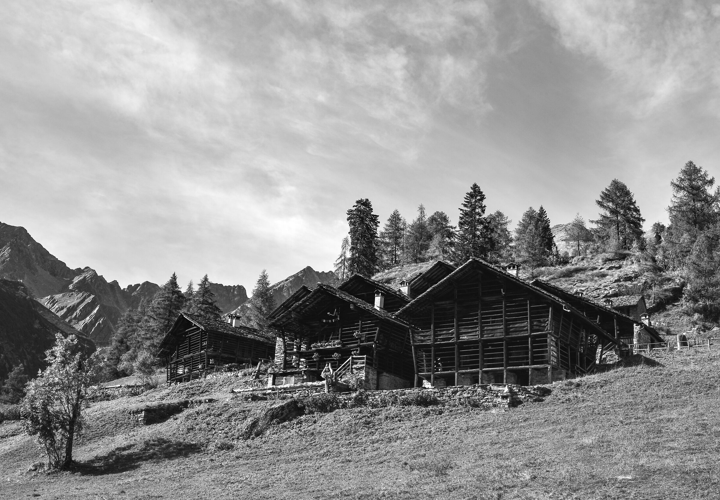 Valle Otro , Dorf - Alagna