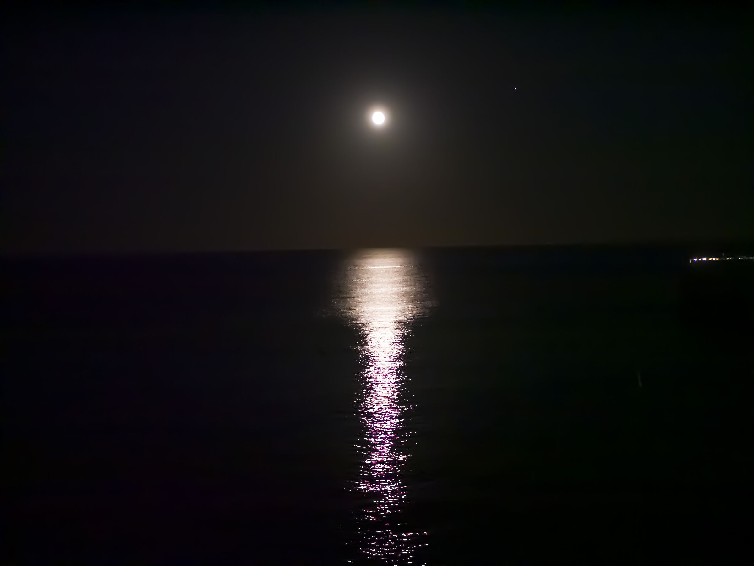 Full moon in Polignano a Mare