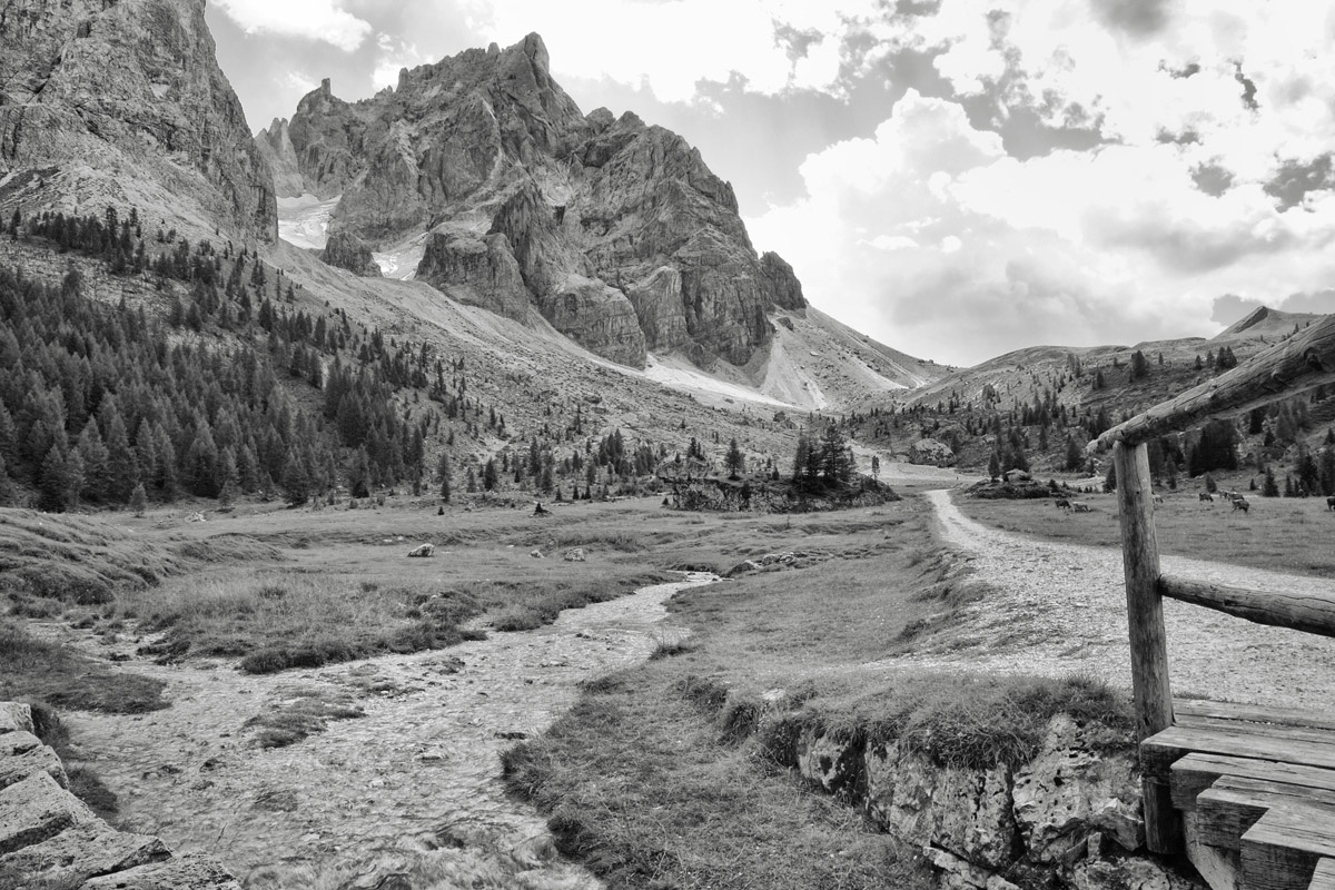 Towards Baita Segantini