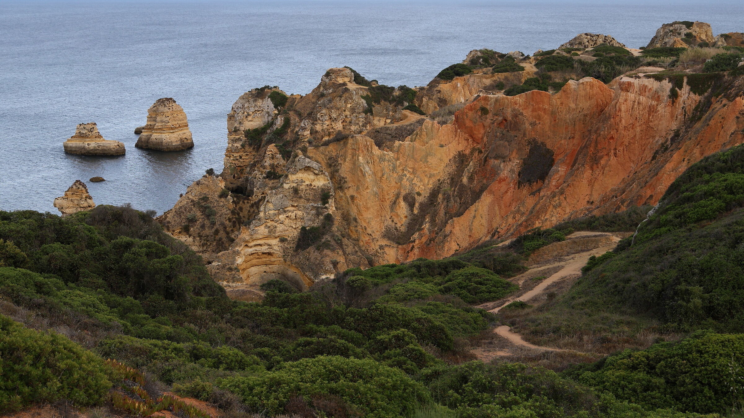 Coastline near Praia do Camilo