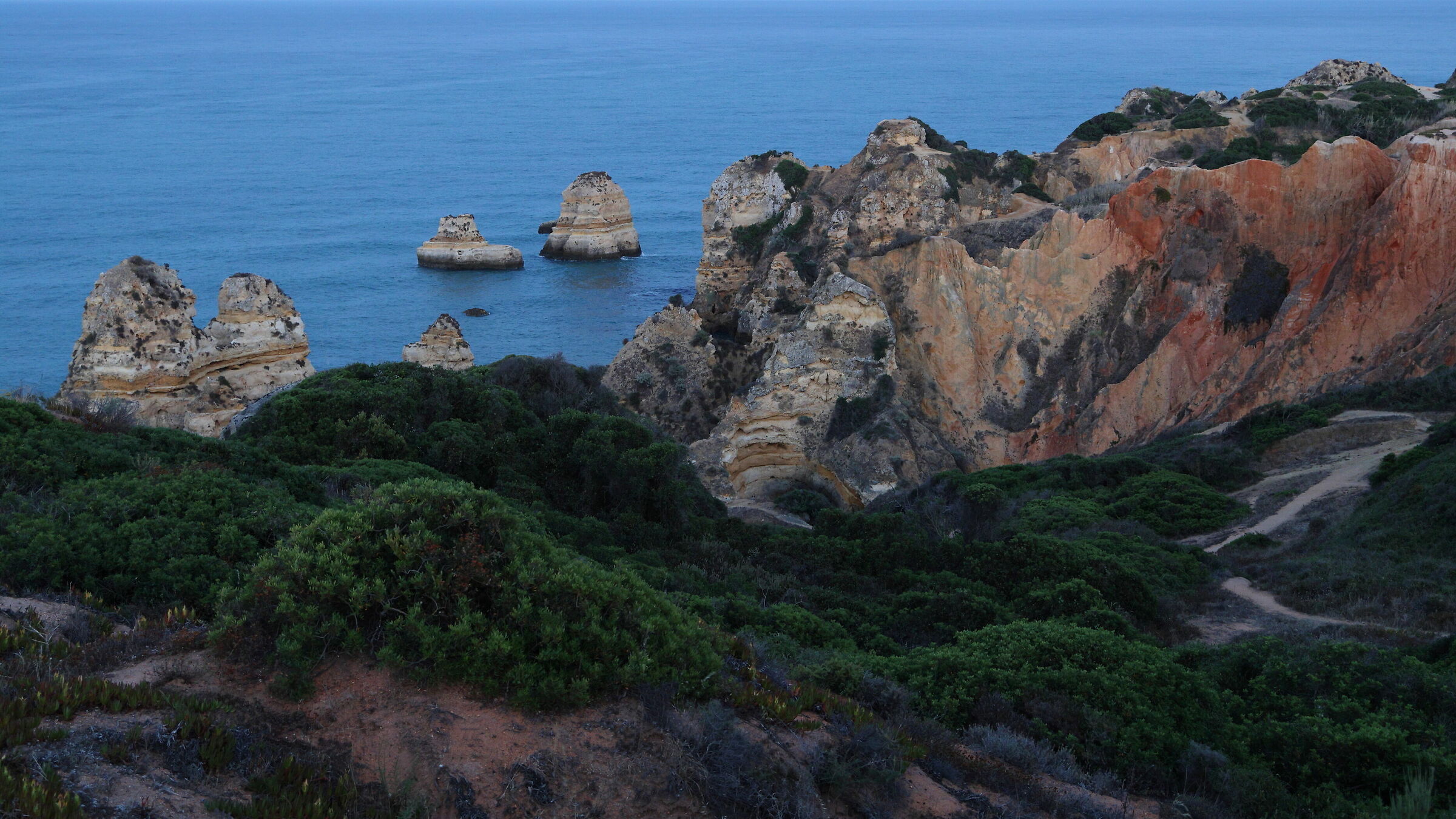 Coastline near Praia do Camilo