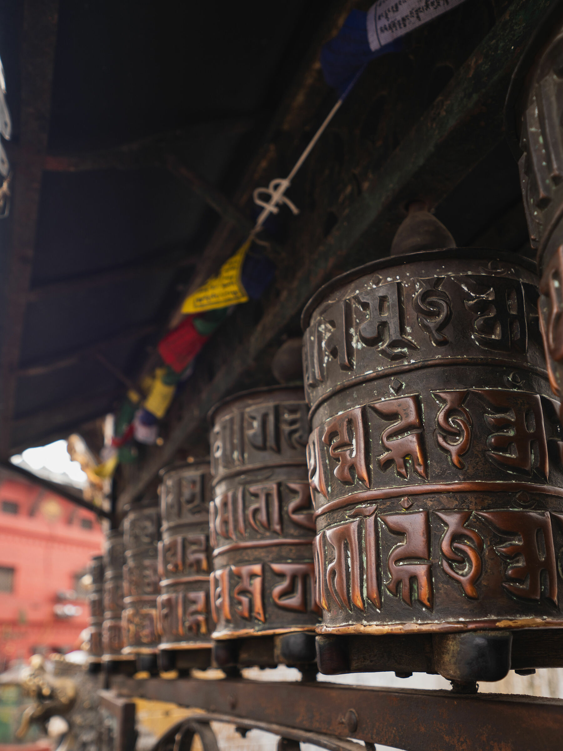 on the streets of Kathmandu