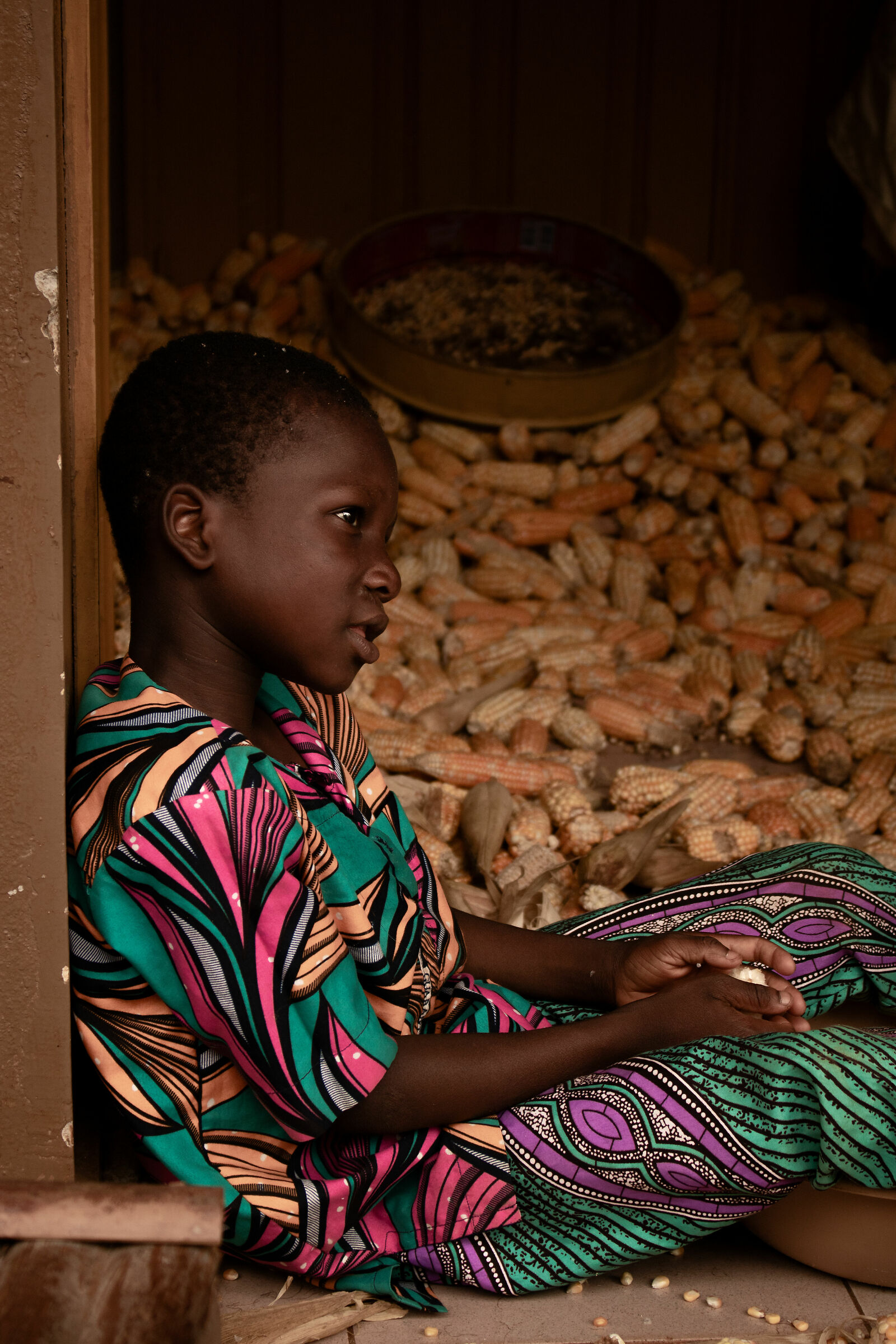 Harvest season, Saketè orphanage