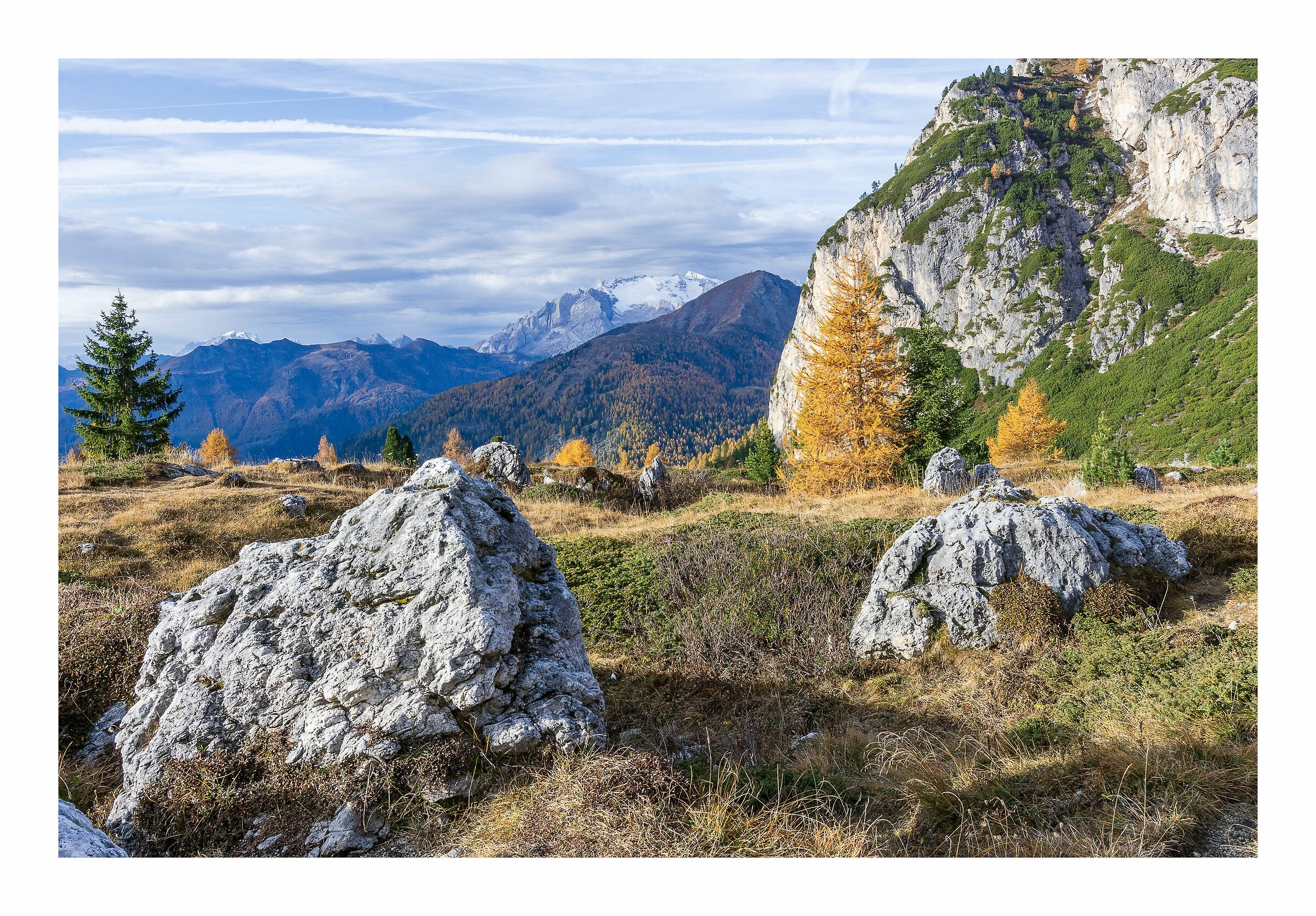 veduta dal passo falzarego