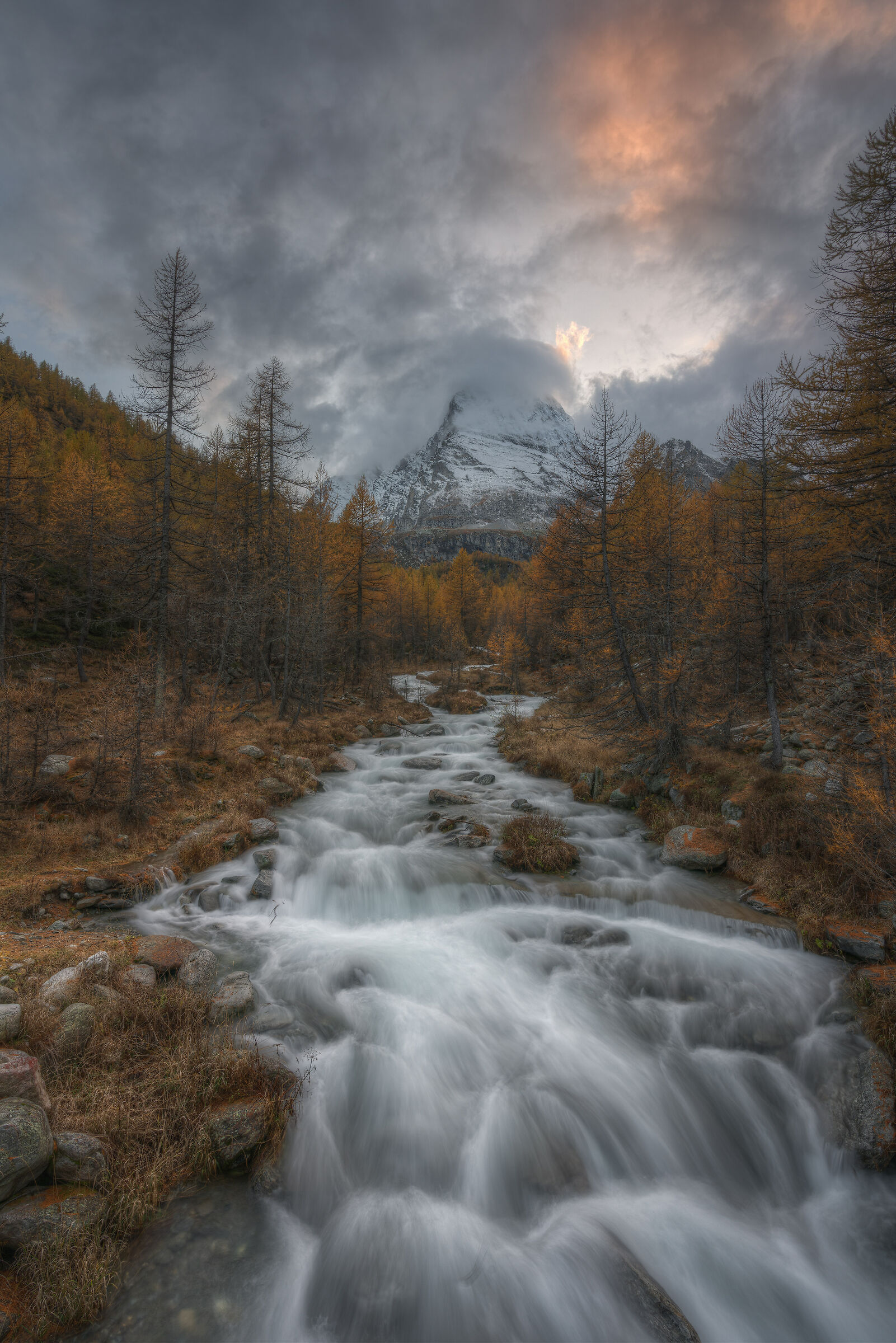 Monte Leone in the clouds