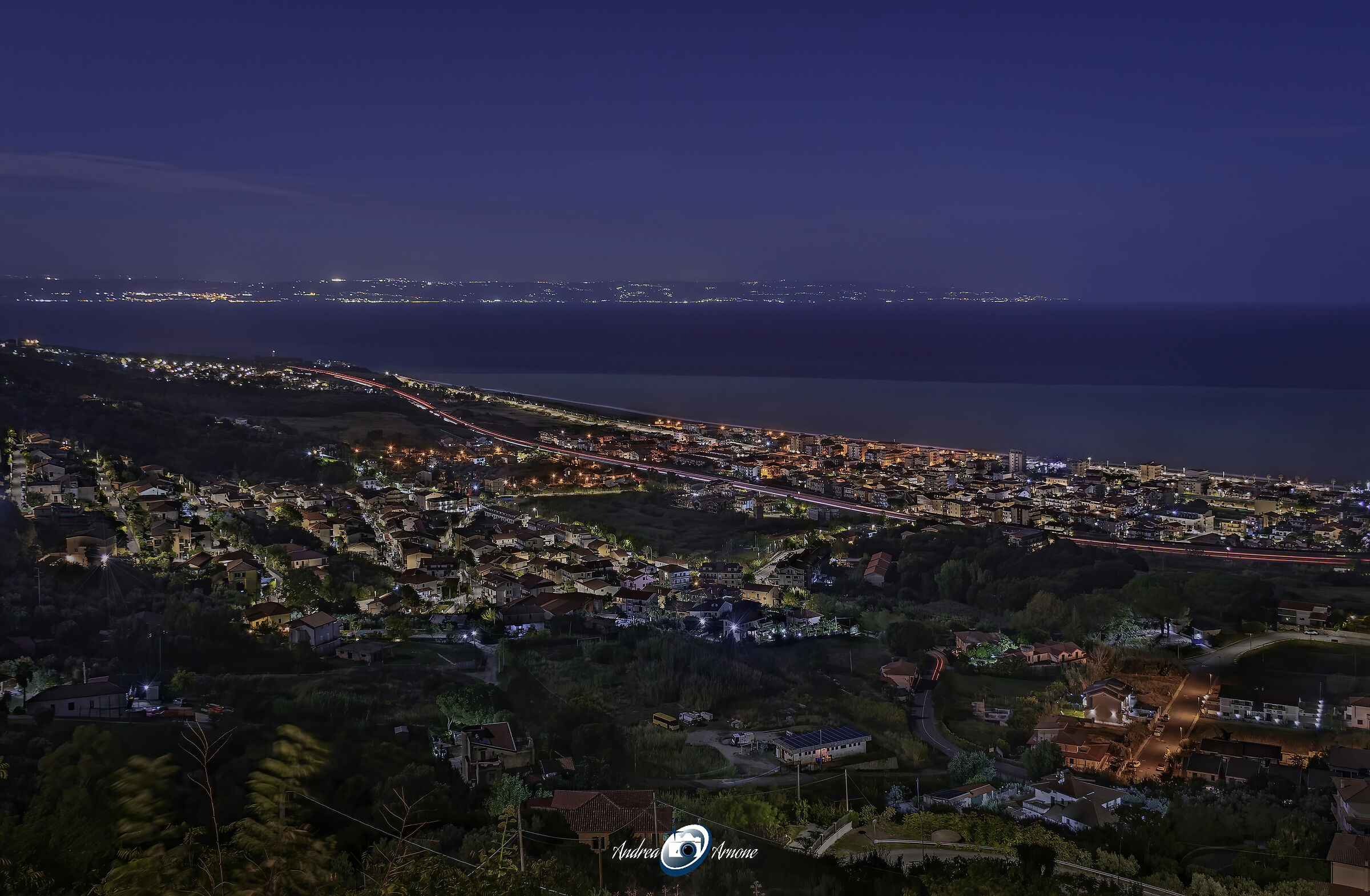 Castiglione Marittimo, Panorama su Falerna Marina (cz)