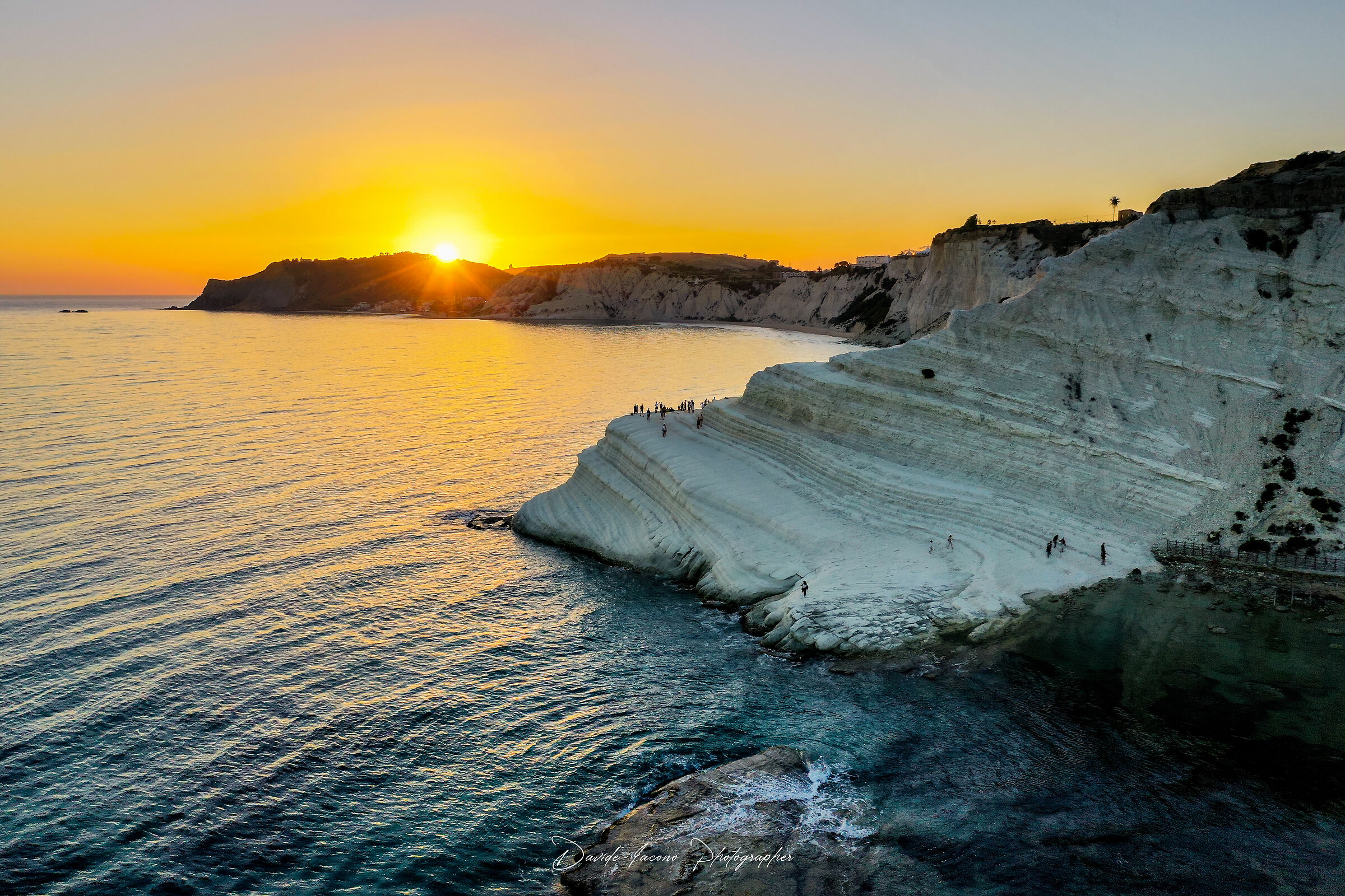Sunset on the Scala dei Turchi