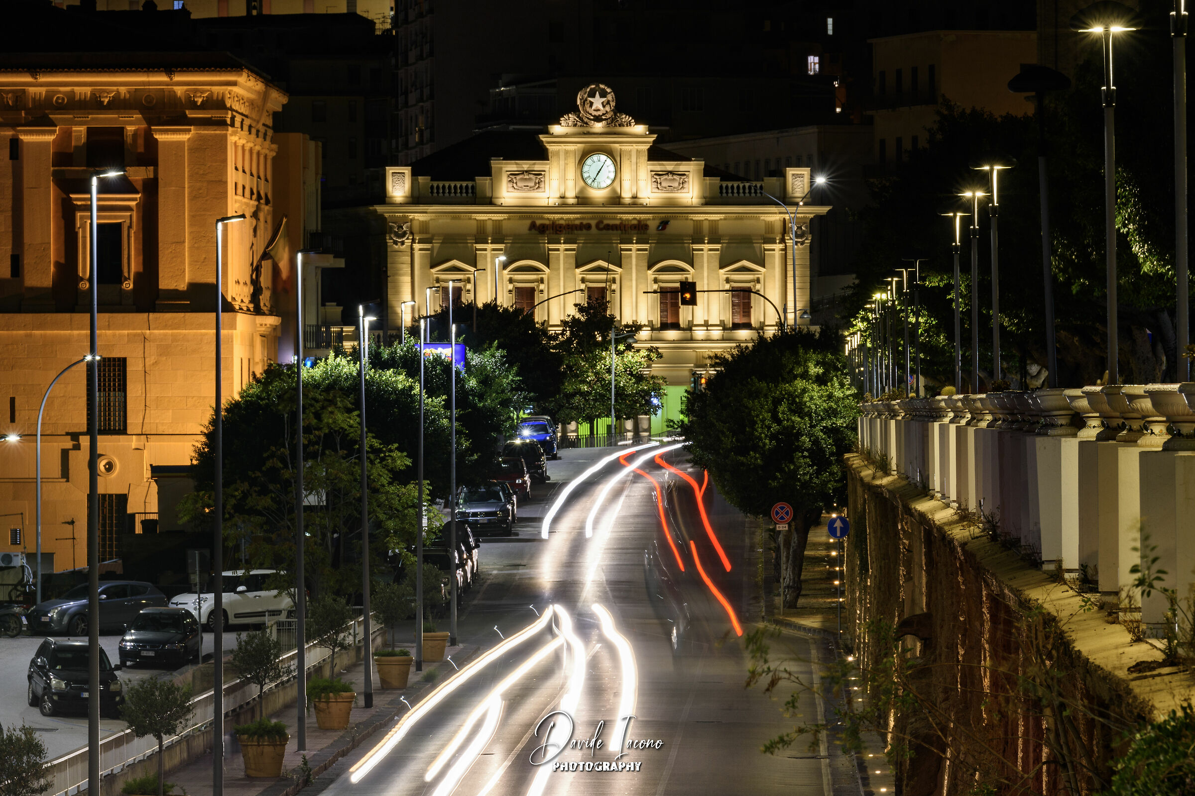 The light trails of the Station