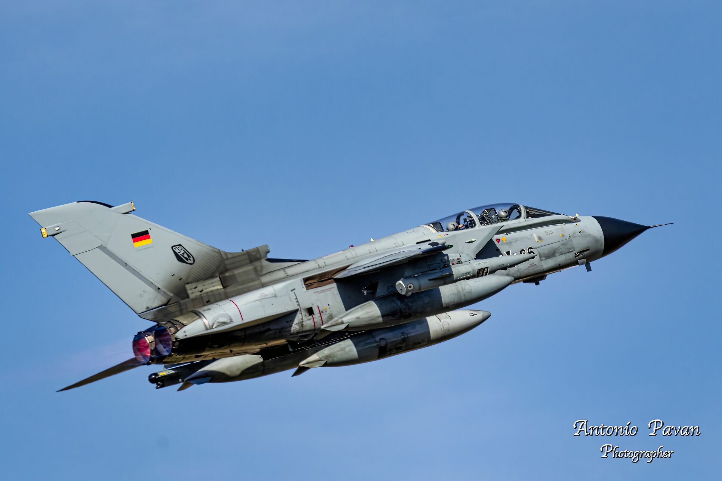 German tornado taking off