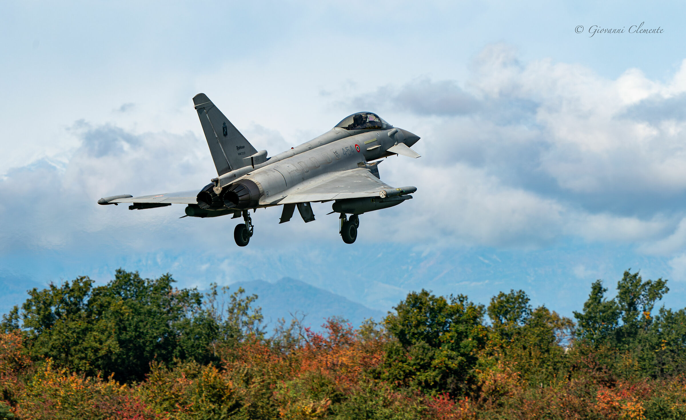 Typhoon in foliage