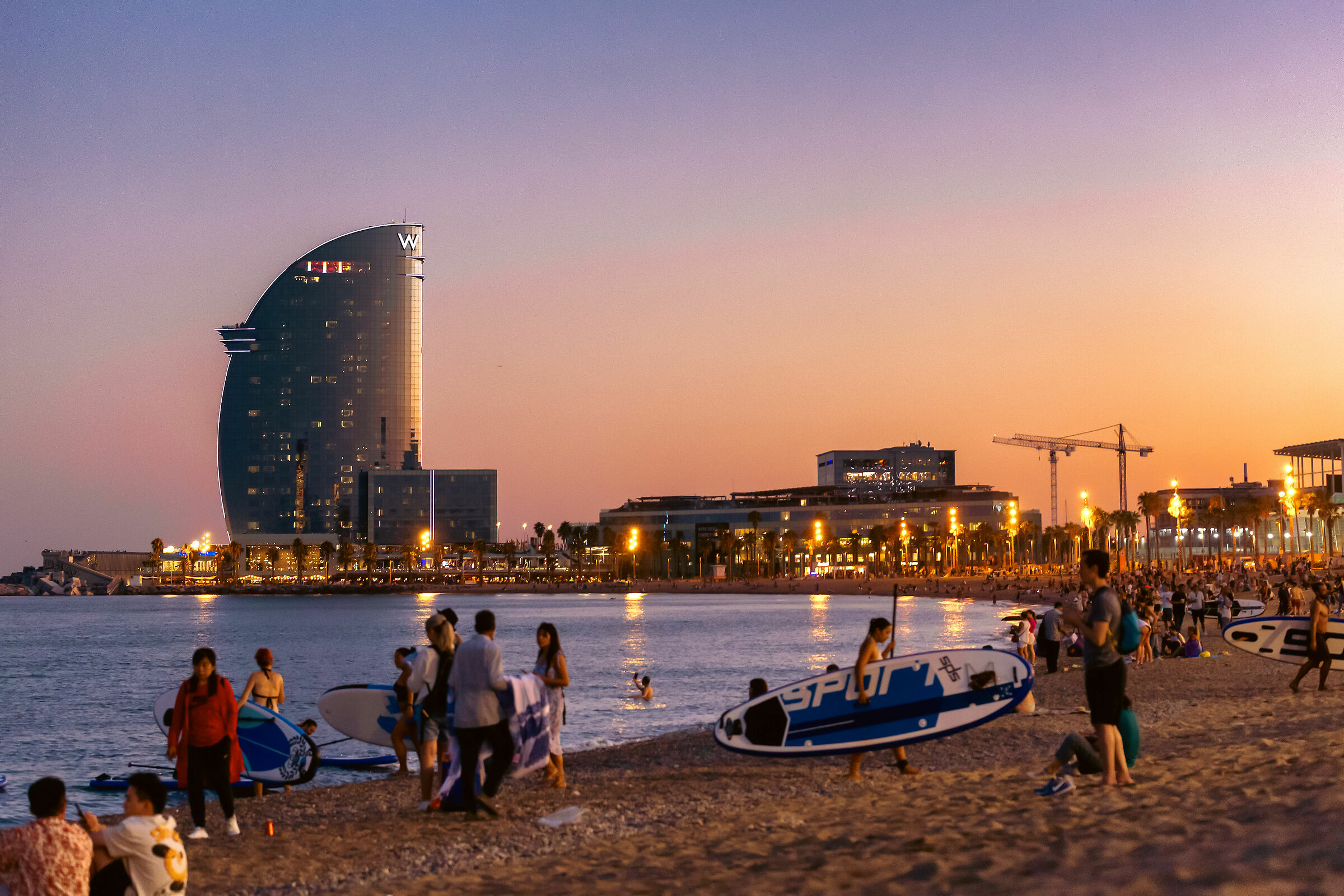 Barceloneta por la tarde