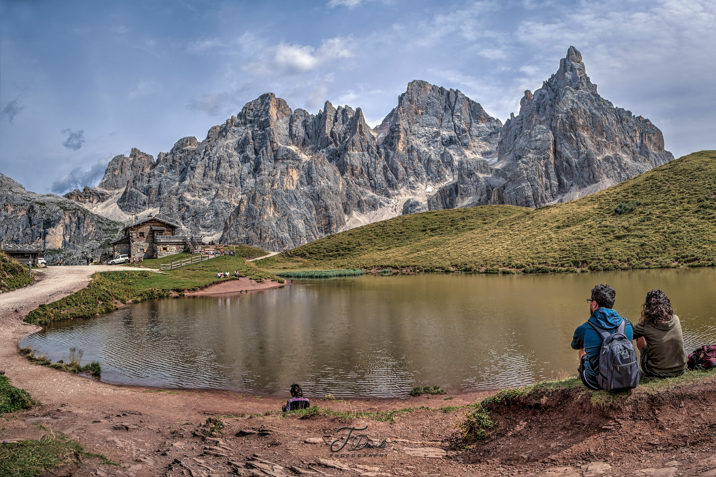 Baita Segantini and Cimon della Pala