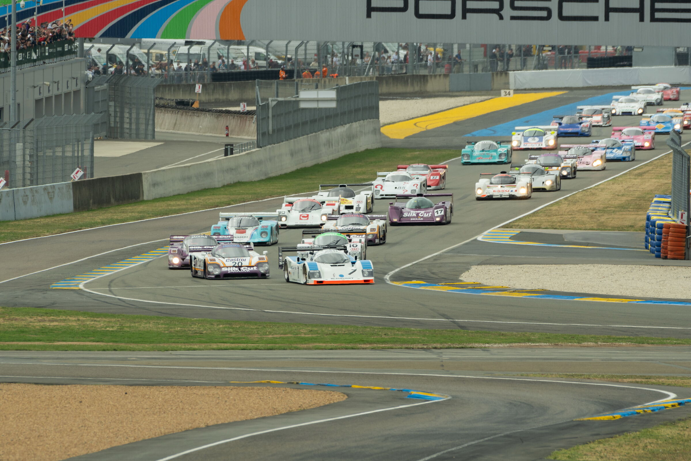 La partenza della gara delle "Gruppo C"