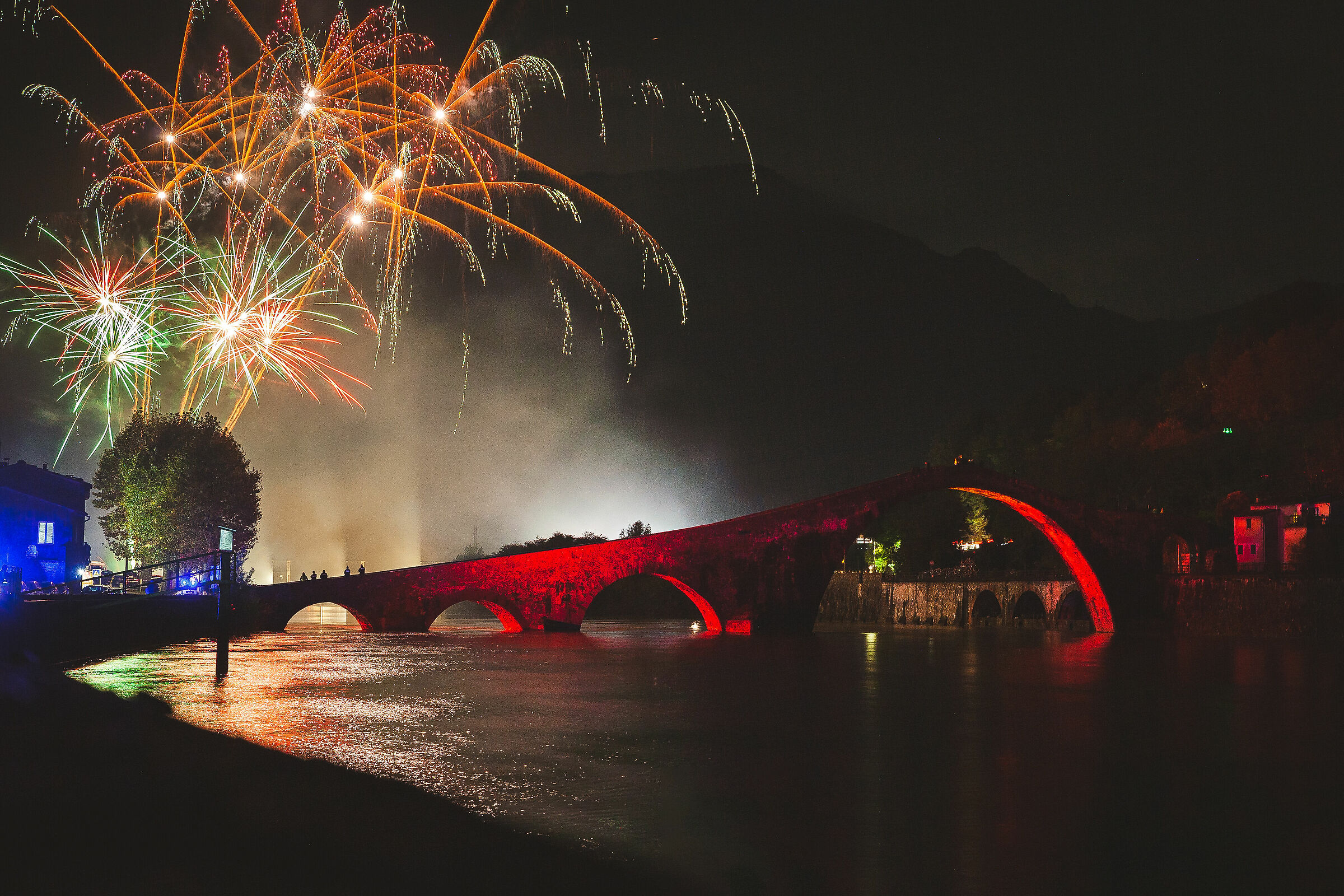Fuochi d'artificio - Ponte del Diavolo